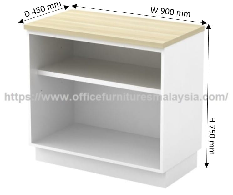 3 ft 2 Compartment Storage Open Cabinet OFBM0975 | Office Furnitures ...