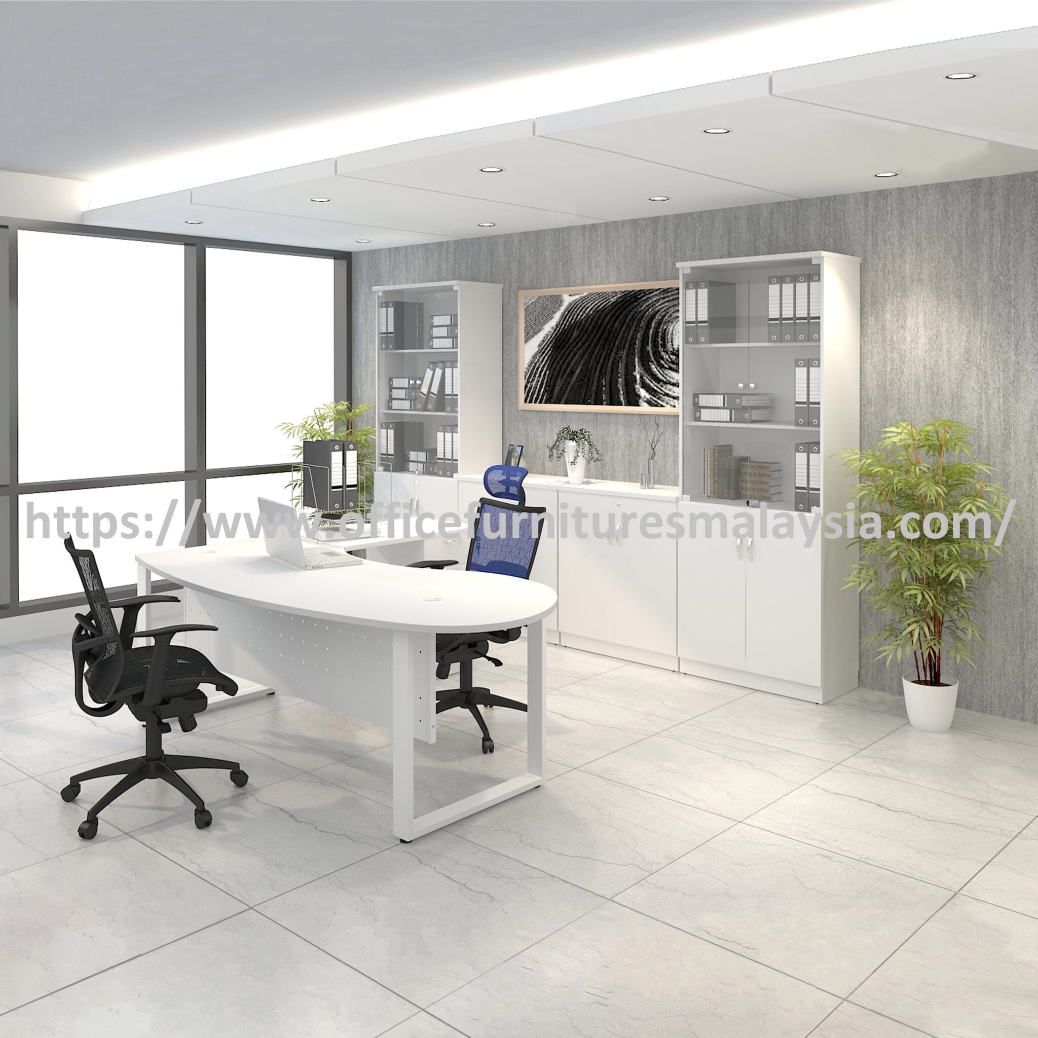 6 ft Modern L Shaped Director Office Table Desk OFSM1800 | Office ...