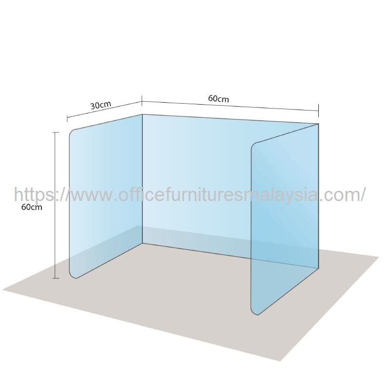 Covid 19 Social Distancing Acrylic Partition Single Fix Divider ...