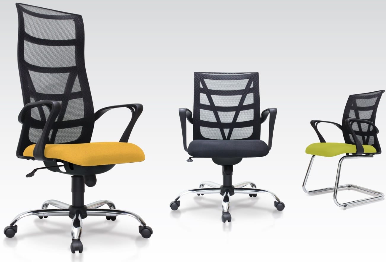 Kempt Kempt Mesh Highback Office Chair Type B OFC30961B | Office Furnitures ...