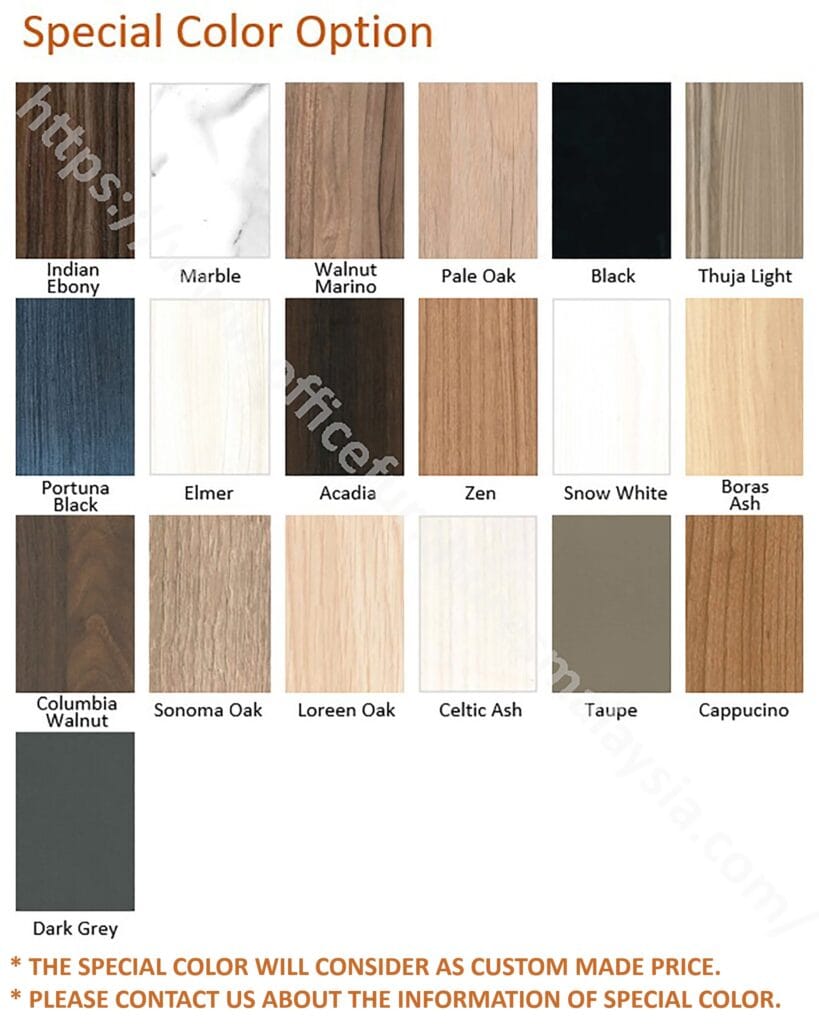 Mix 19 Color [exp 6 color walnut] Meru Kapar Selayang - A | Office ...