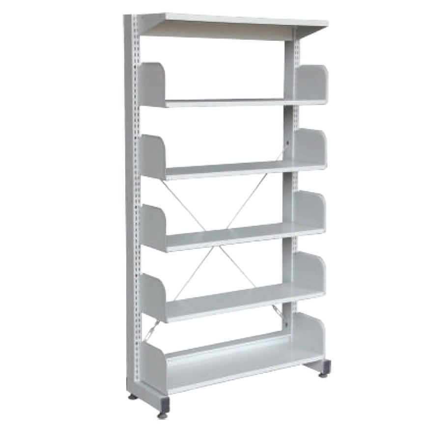 Steel Library Rack Single Sided (5 Level) OFS315W | Office Furnitures ...