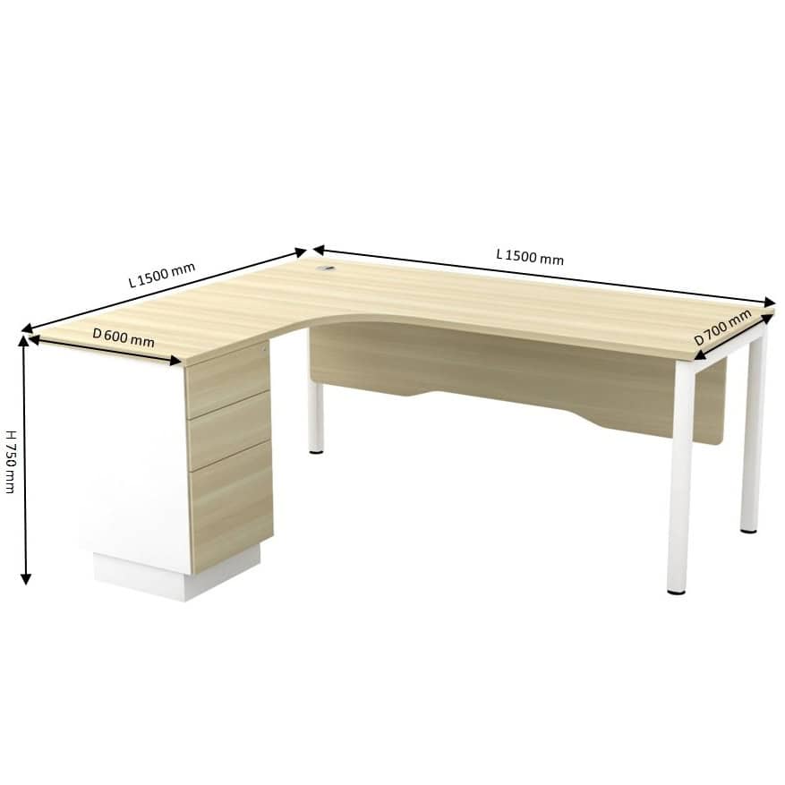 5 ft x 5 ft Manager Desk selangor bangsa
