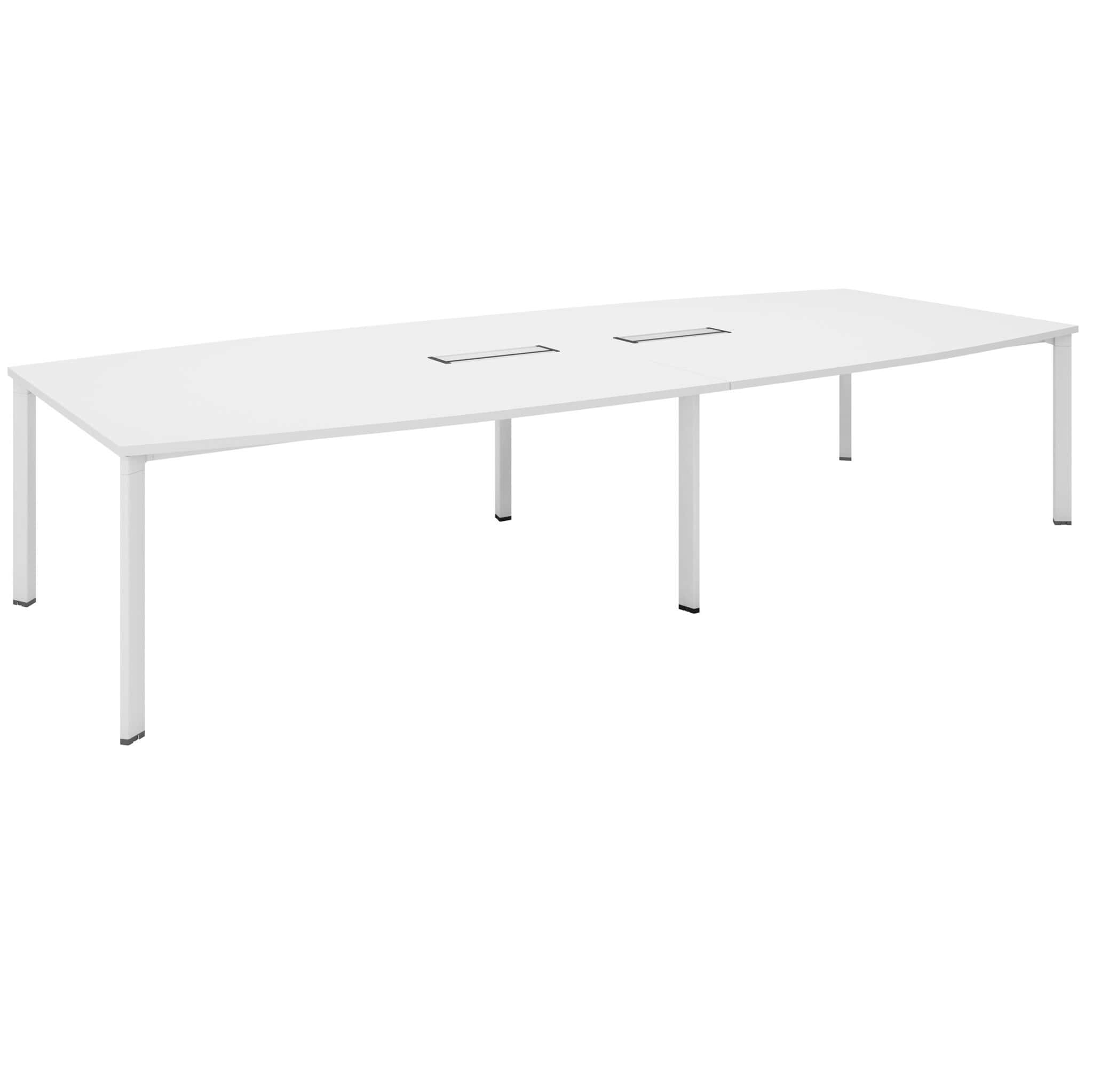 10 ft Modish Boat Shape Conference Table Kepong Meru Serdang