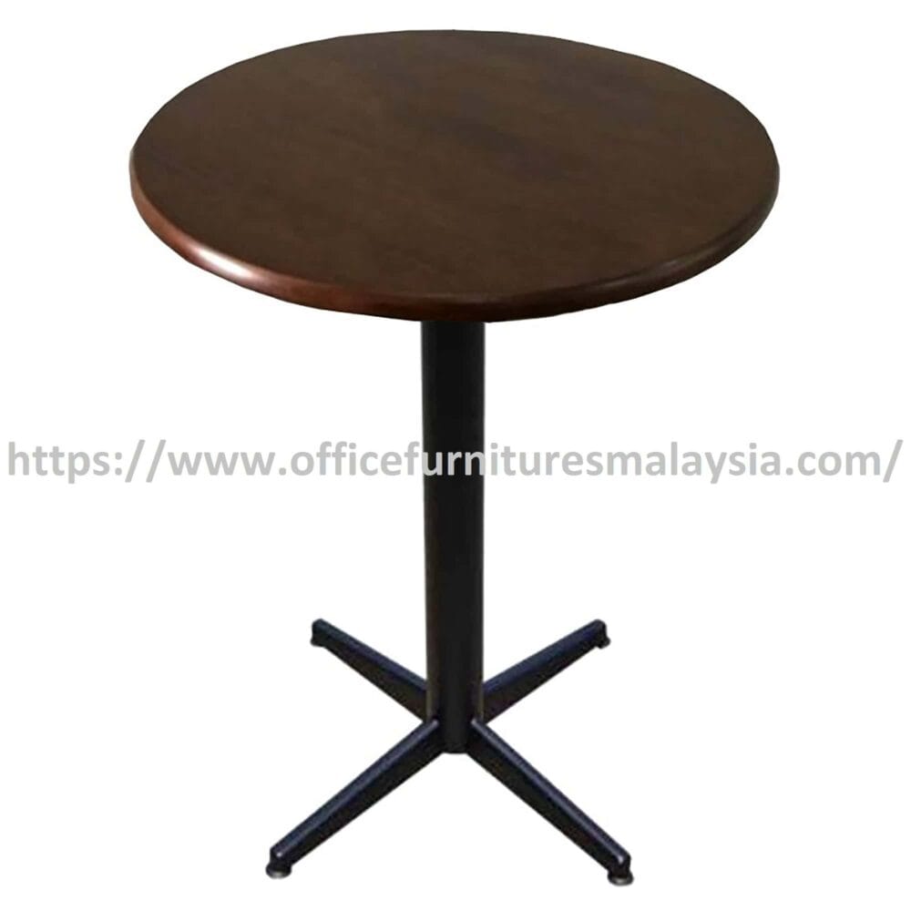 2 ft High Rubber-Wood Round Table Mild Steel Type C Leg Subang Jaya Sungai Buloh Kuala Lumpur 2 ft High Rubber-Wood Round Table with Mild Steel Leg OFSM19R6060HR
