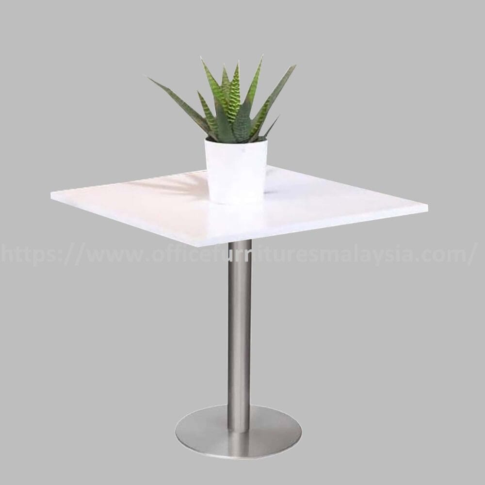 2 ft Low Chipboard Table Top with Stainless Steel Leg Shah Alam Bangsar Cheras Sungai BulohN