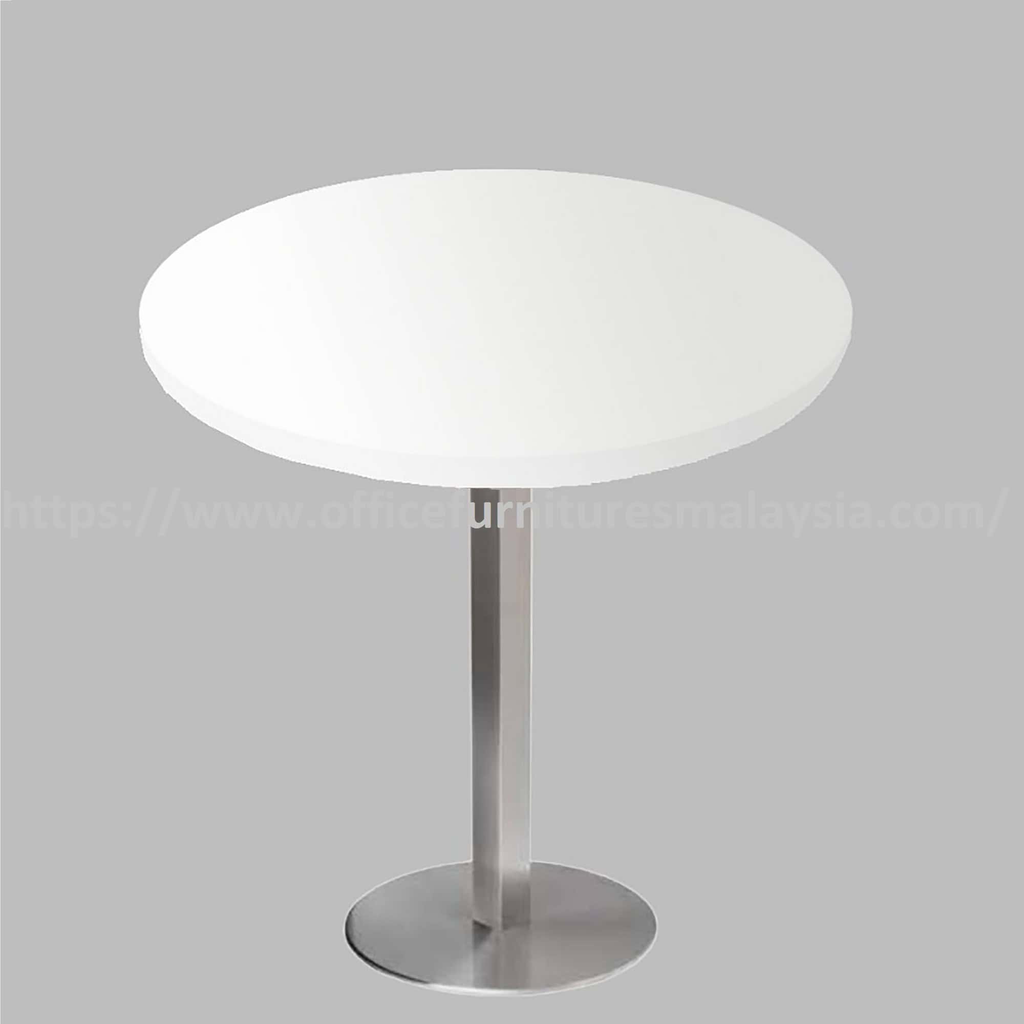 2 ft Low Round Table with Stainless Steel Leg Shah Alam Bangsar Cheras Sungai Buloh