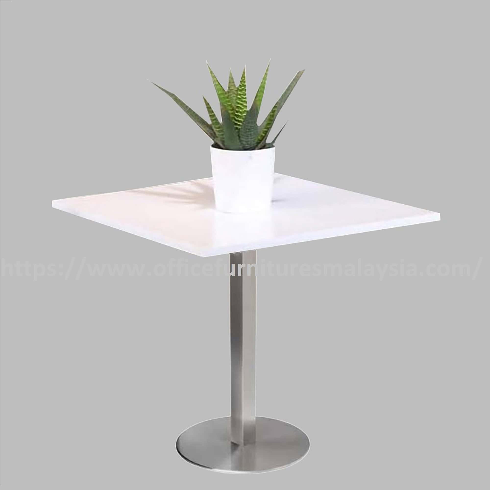 2 ft Low Square Table with Stainless Steel Leg Shah Alam Bangsar Cheras Sungai Buloh
