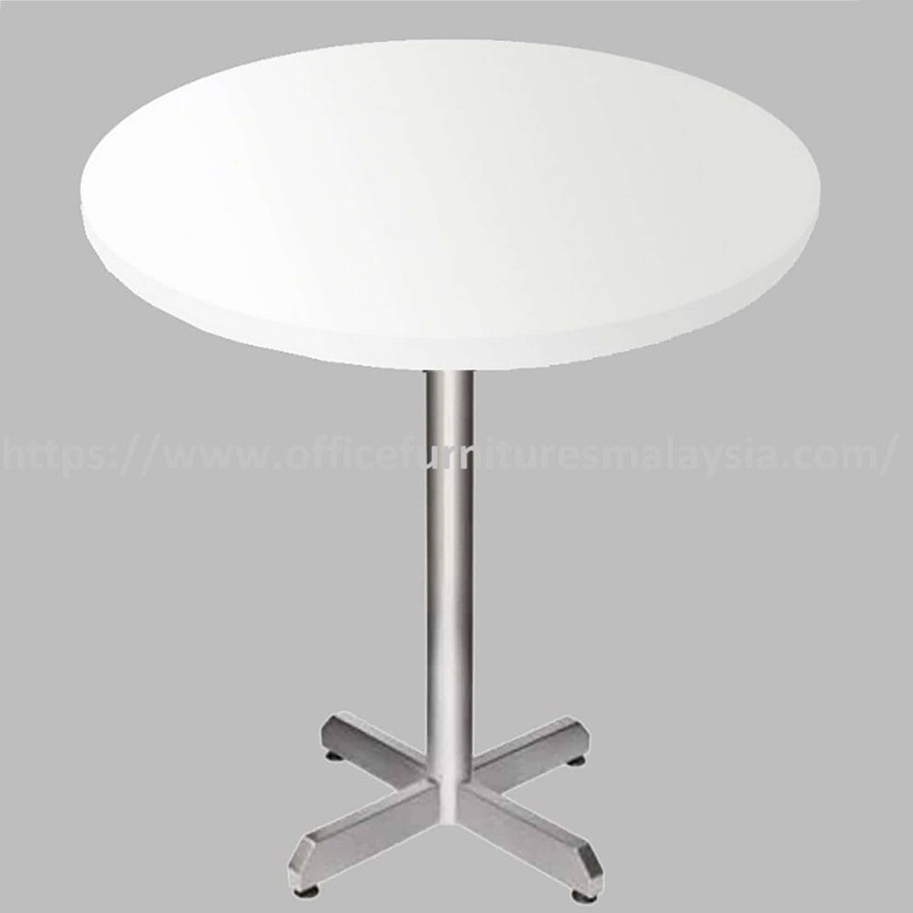 2.5ft High Round Chipboard Table Top with X-Shape Stainless Steel Leg Shah Alam Bangsar Cheras Sungai Buloh 2.5ft High Round Chipboard Table Top with X-Shape Stainless Steel Leg Shah Alam Bangsar Cheras Sungai Buloh