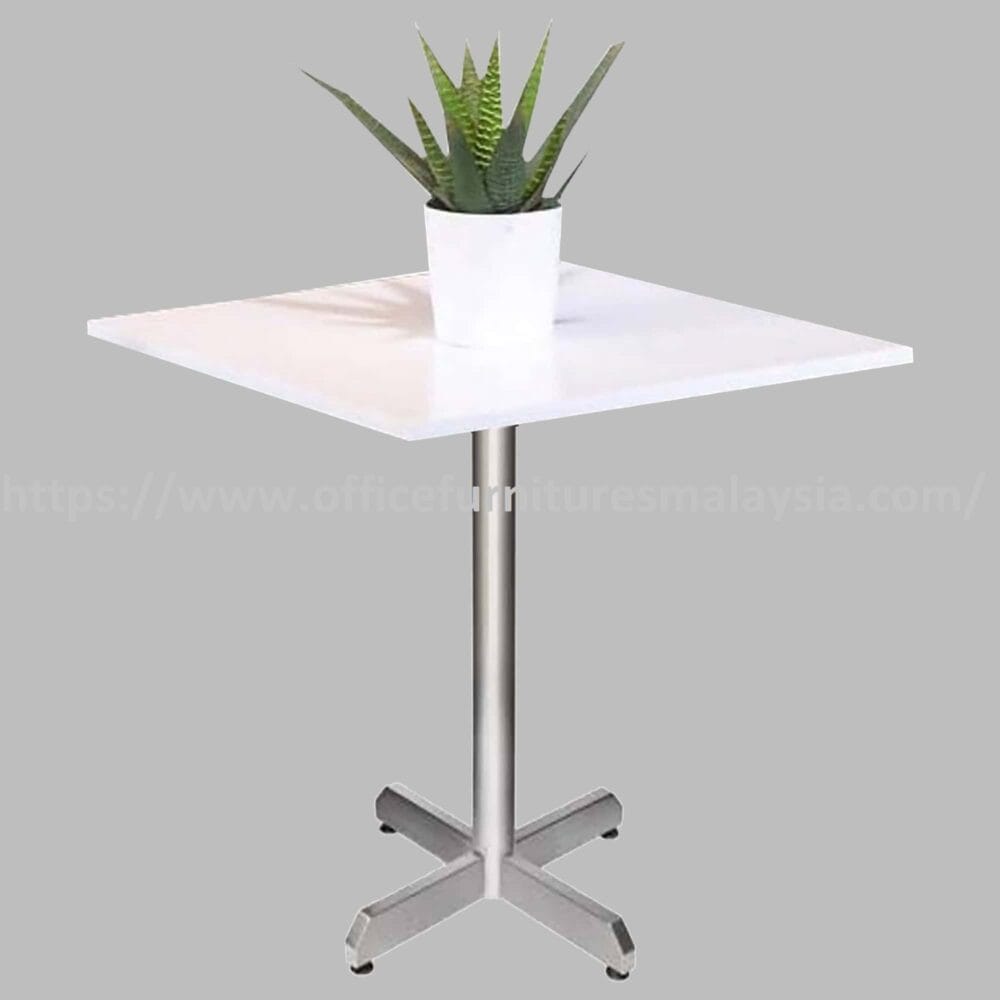 2.5ft High Square Chipboard Table Top with X-Shape Stainless Steel Leg Kota Kemuning Malaysia Ampang Balakong 2.5ft High Square Chipboard Table Top with X-Shape Stainless Steel Leg Kota Kemuning Malaysia Ampang Balakong
