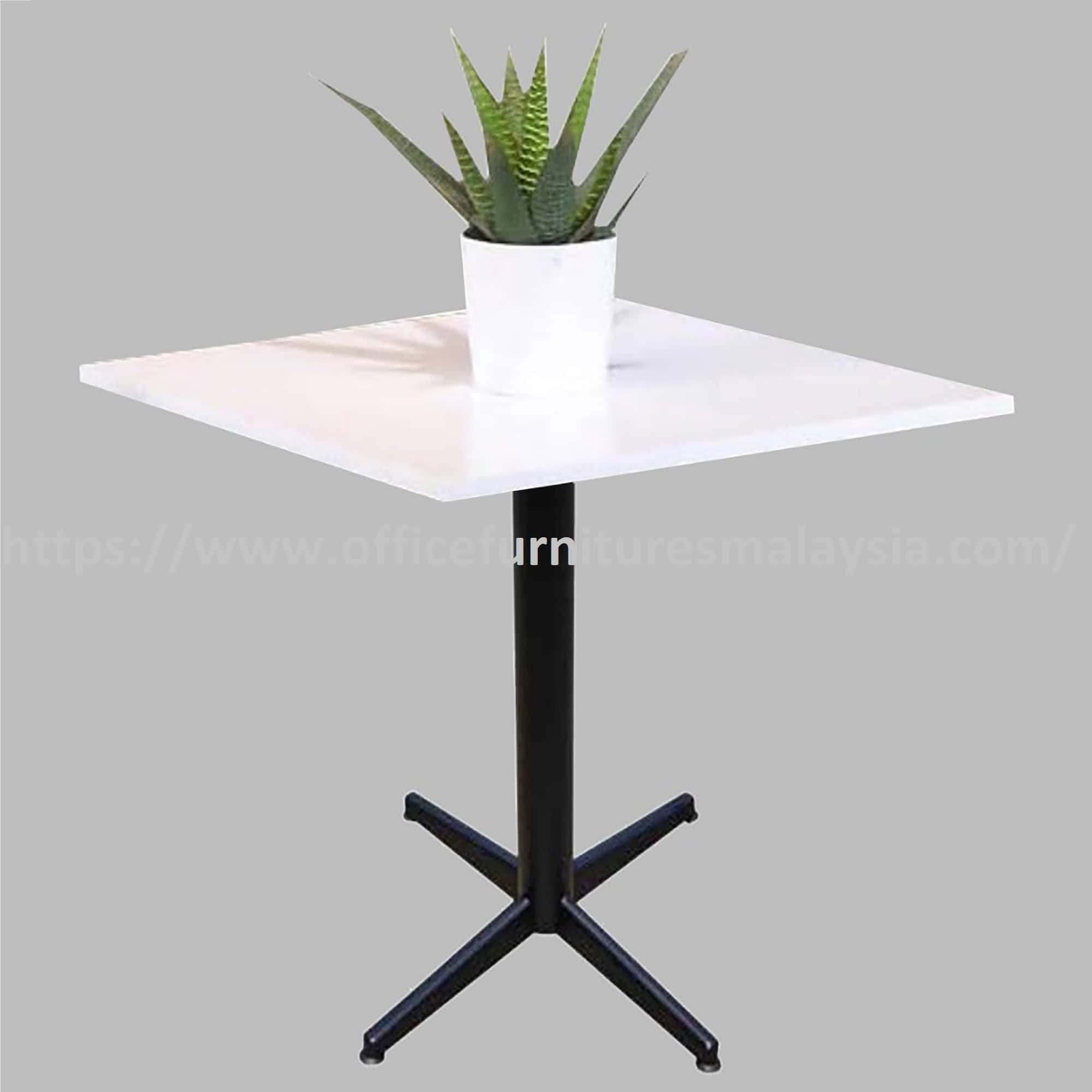 2.5ft High Square Table with X-Shape Mild Steel Leg Kota Kemuning Malaysia Ampang Balakong