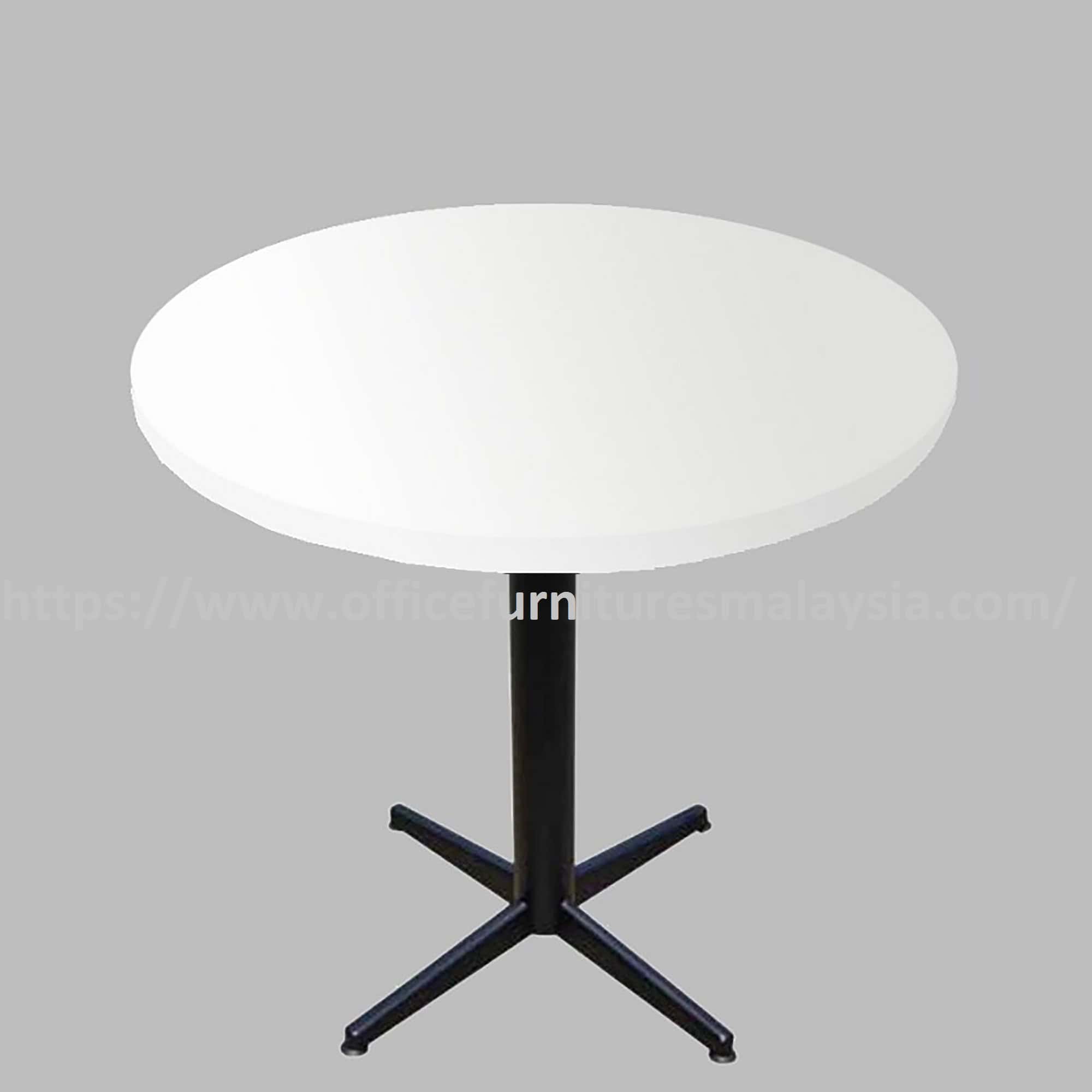 2.5ft Low Round Table with X-Shape Mild Steel Leg Shah Alam Bangsar Cheras Sungai Buloh
