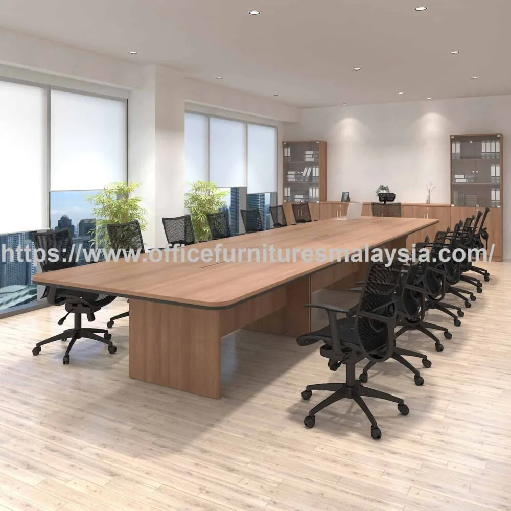 20ft Rectangular Conference Table End Curve Design OFMT6000 Meja mesyuarat panjang online shop malaysia 20ft Rectangular Conference Table End Curve Design OFMT6000 Meja mesyuarat panjang online shop malaysia