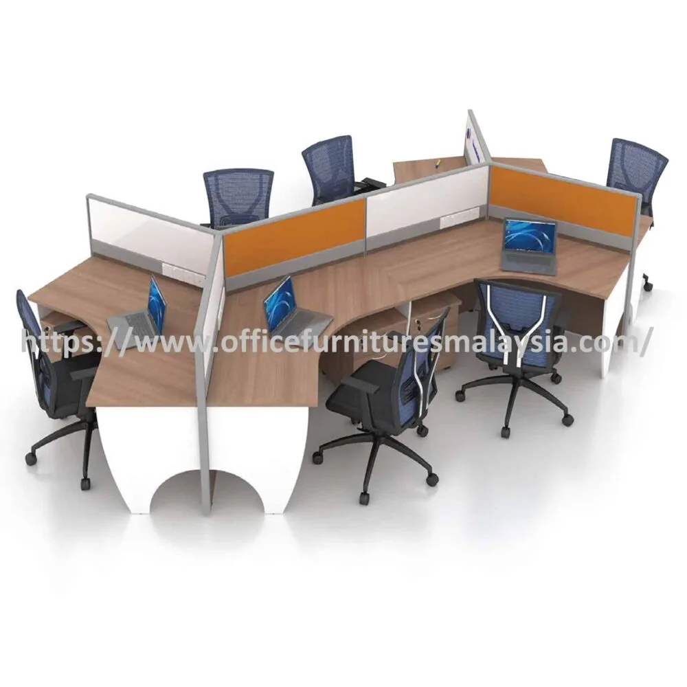 3.5ft x 3.5ft Magnificient Modern Office Workspace Cluster of 6 Seater OFFXI1050 Kota Kemuning Bandar Saujana Putra Klangz 3.5ft x 3.5ft Magnificient Modern Office Workspace Cluster of 6 Seater OFFXI1050 Kota Kemuning Bandar Saujana Putra Klangz