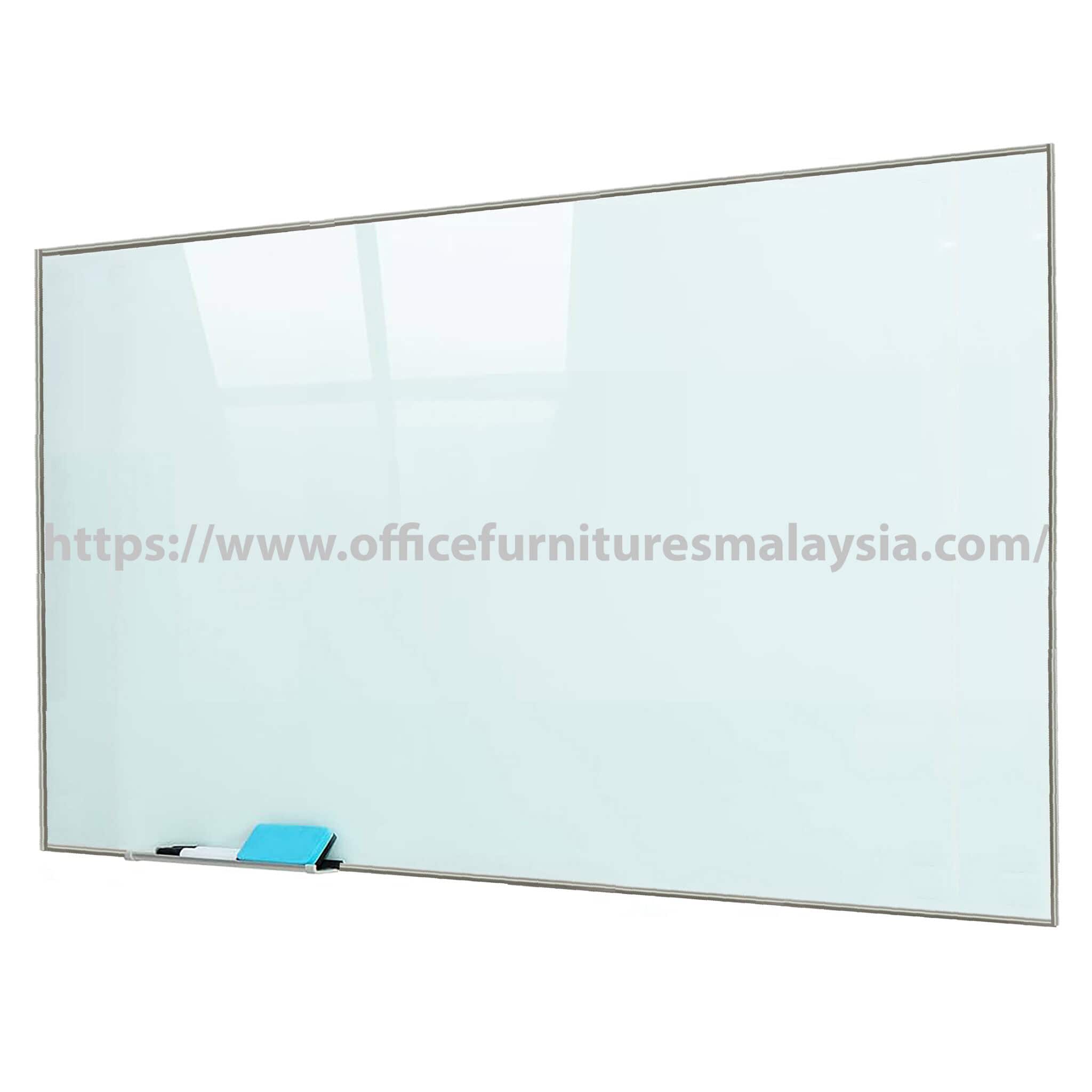 3 ft x 6 ft Chrome Frame Magnetic Tempered Glass Board Hartamas Bukit Raja Bukit Tinggi
