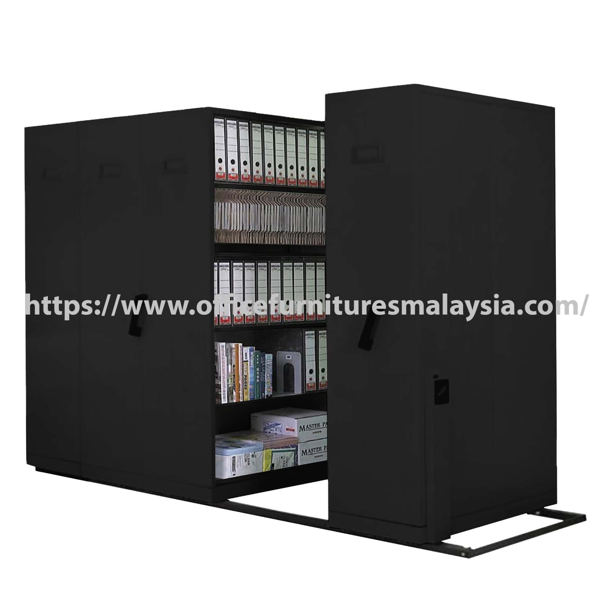 4 Bays Hand Push Mobile Compactor Storage System Banting Bukit Jalil Beranang