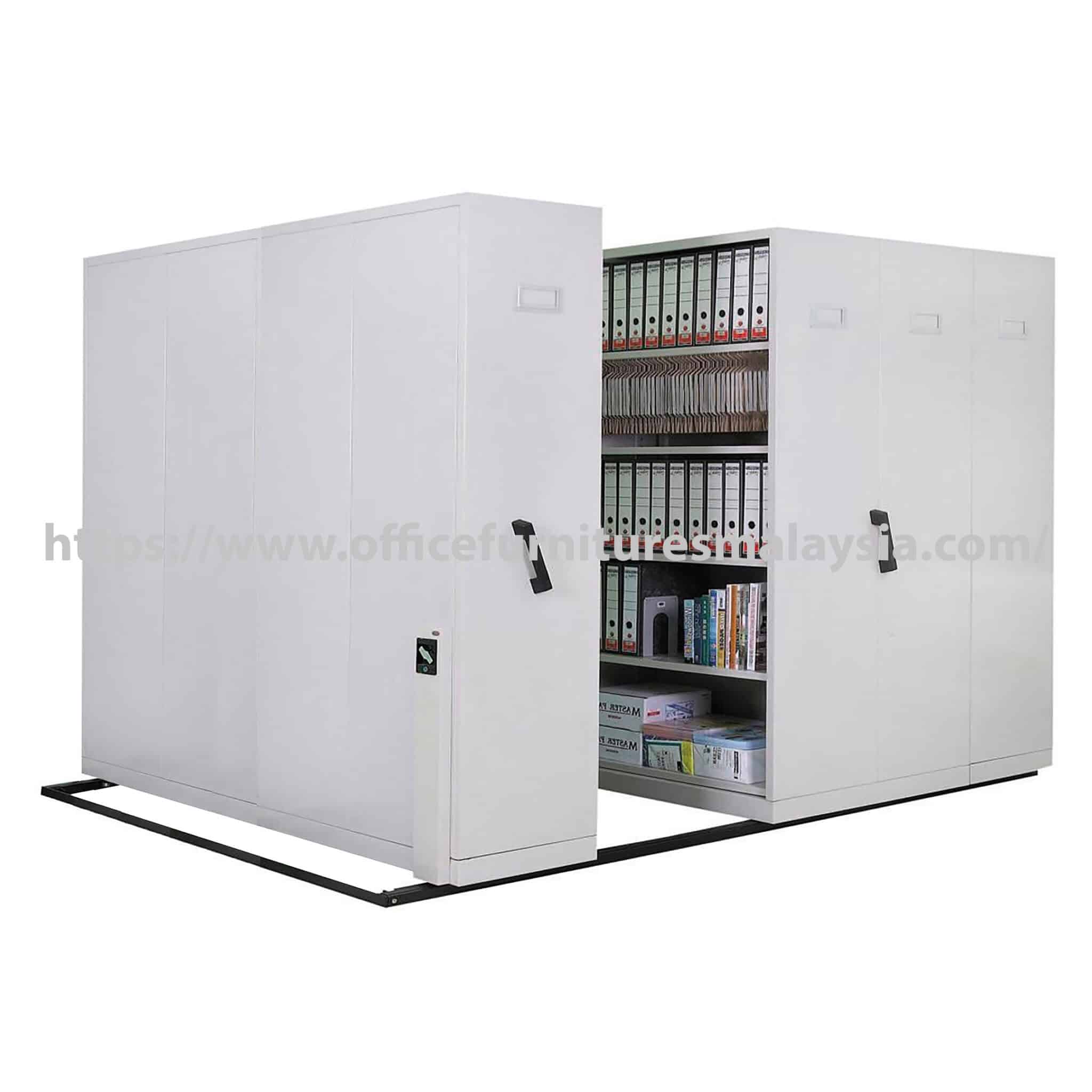 4 Double Bays Hand Push Mobile Compactor Storage System Nilai Wangsa Maju