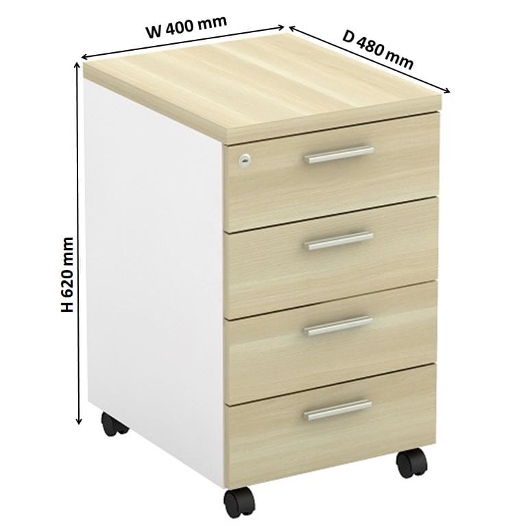 4 Drawer Mobile Pedestal balakong kajang cyberjaya