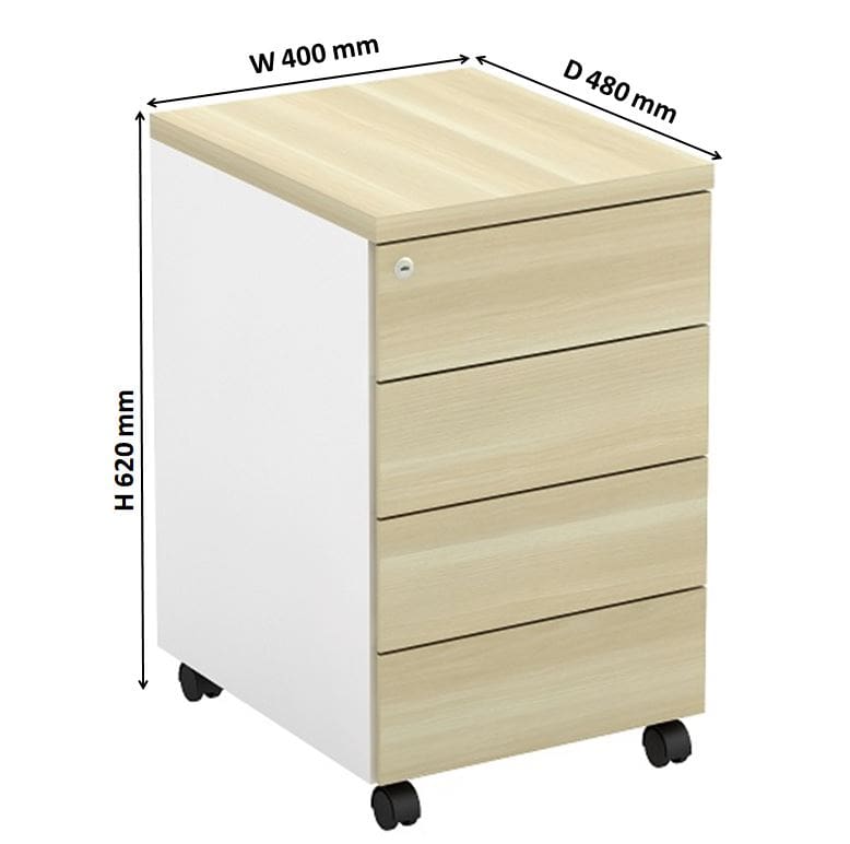 4 Drawer Pedestal Cabinet puchong ampang kuala lumpur