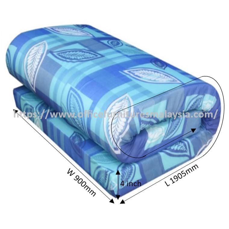 4 Inch Single Foldable Bed Mattress Batu Caves Kuala Lumpur USJ A