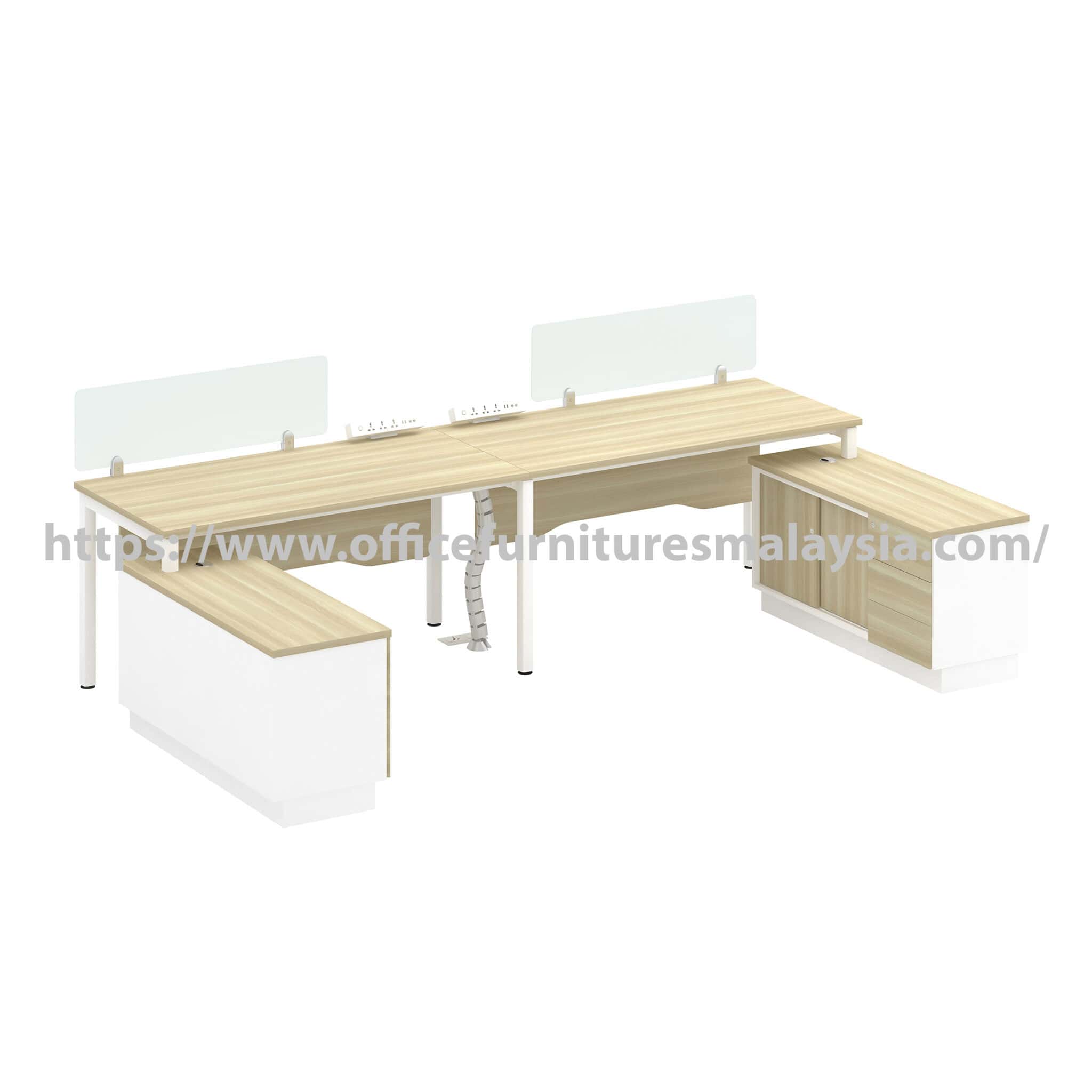 4 f ft Neat Workstation Cluster of 2 Seater Subang Jaya Seberang Perai Bukit Raja