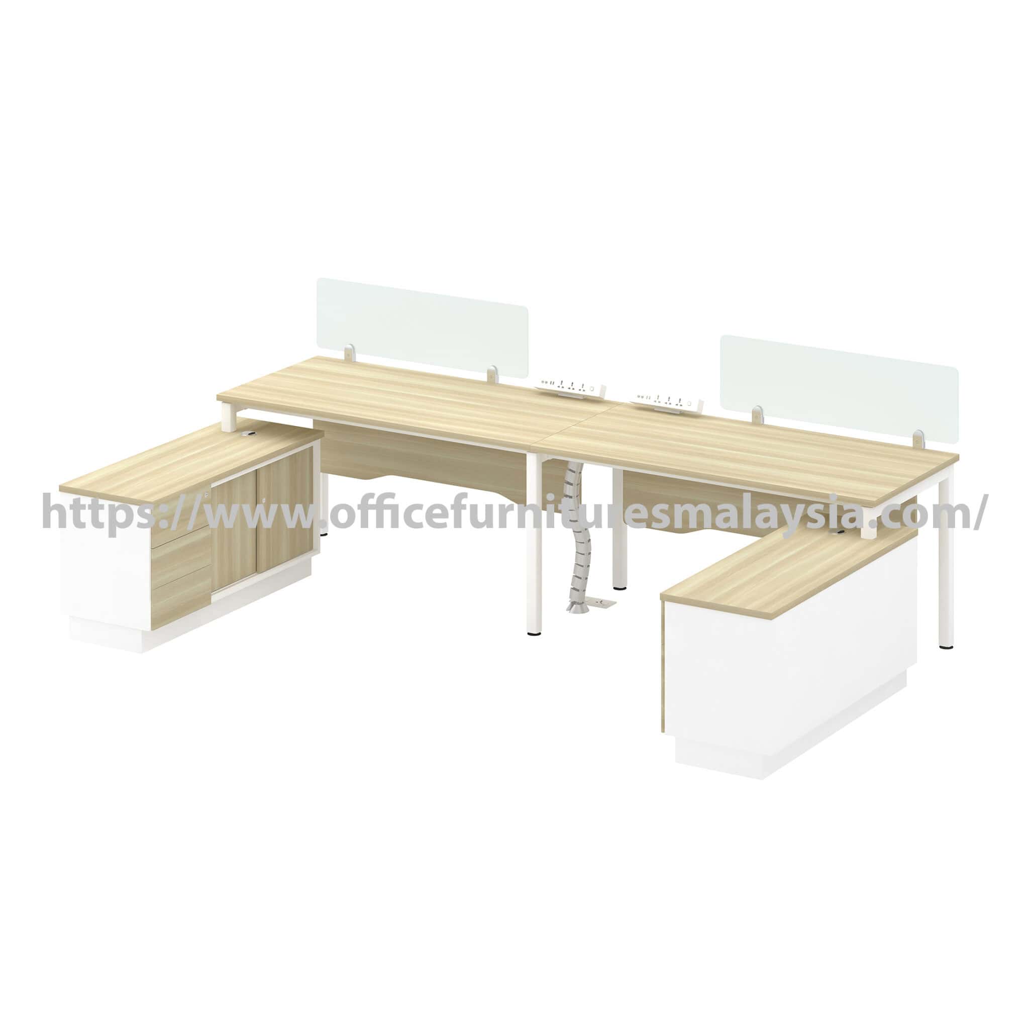 4 f ft Neat Workstation Cluster of 2 Seater Subang Jaya Seberang Perai Pulau Indah AR