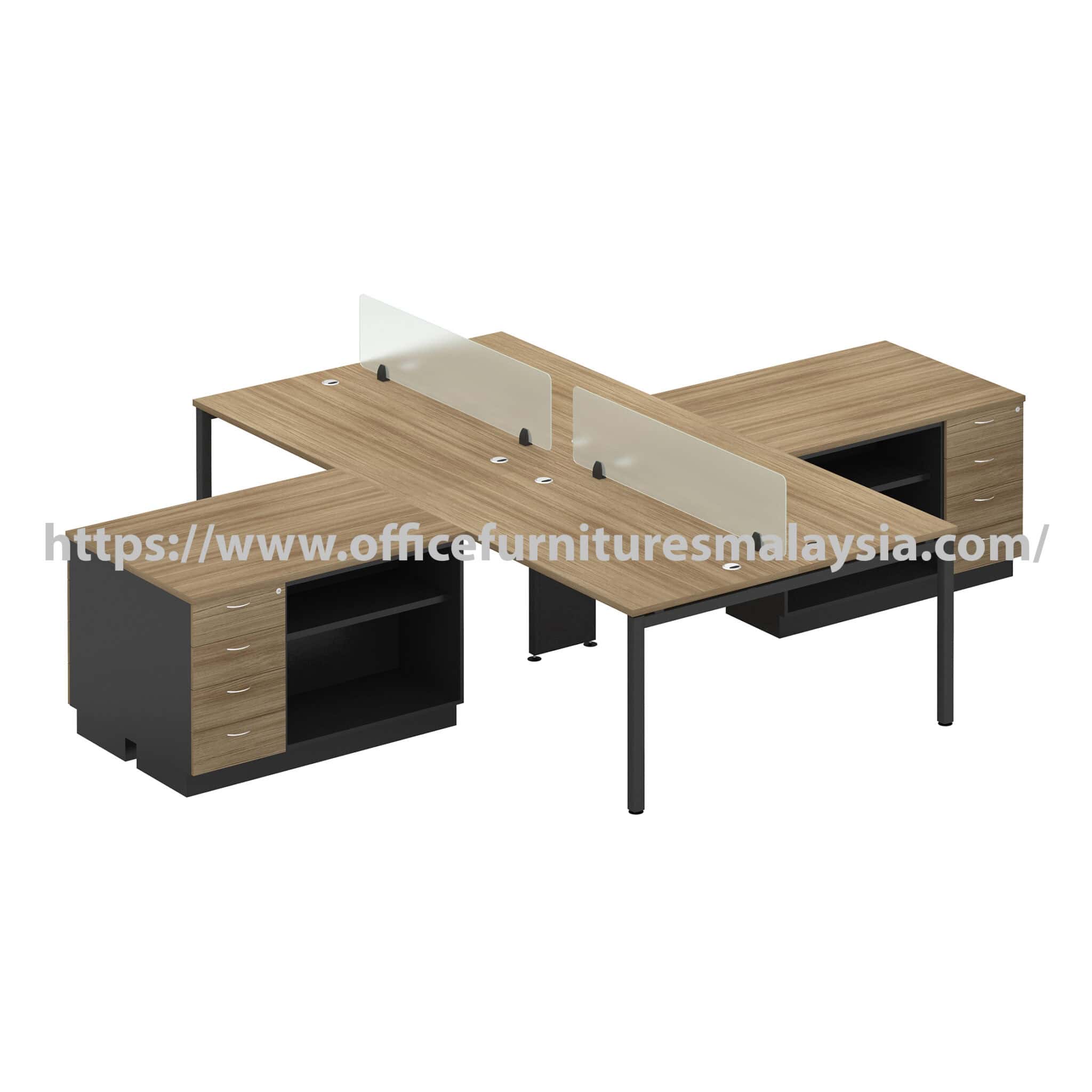 4 f ft Sophisticated Workstation Cluster of 4 Seater Serdang Nilai Rimbayu