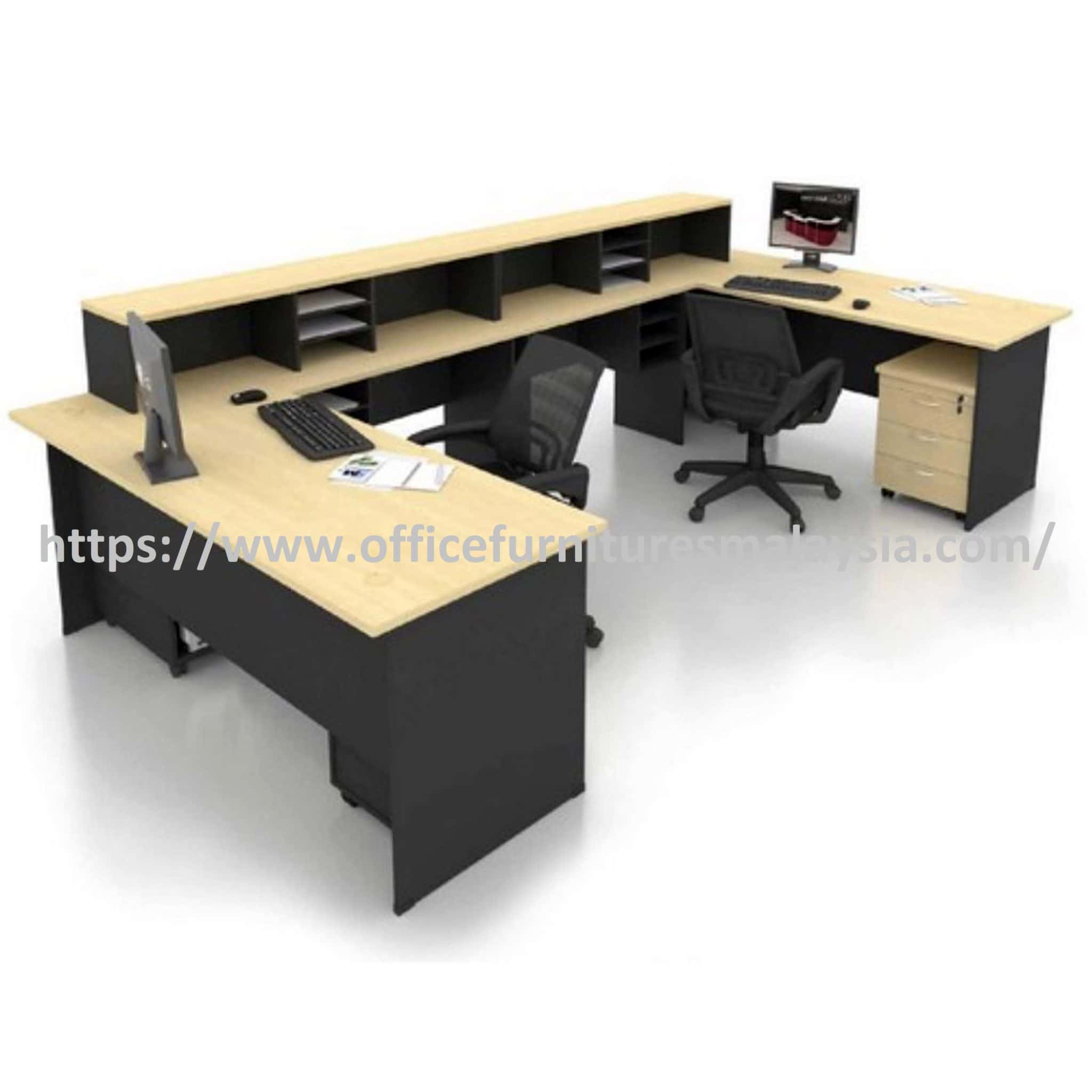 4 ft Amenable U Shape Reception Table of 2 Seater OFFXF3212-FECO Kuala Lumpur Banting Shah Alam Malaysia
