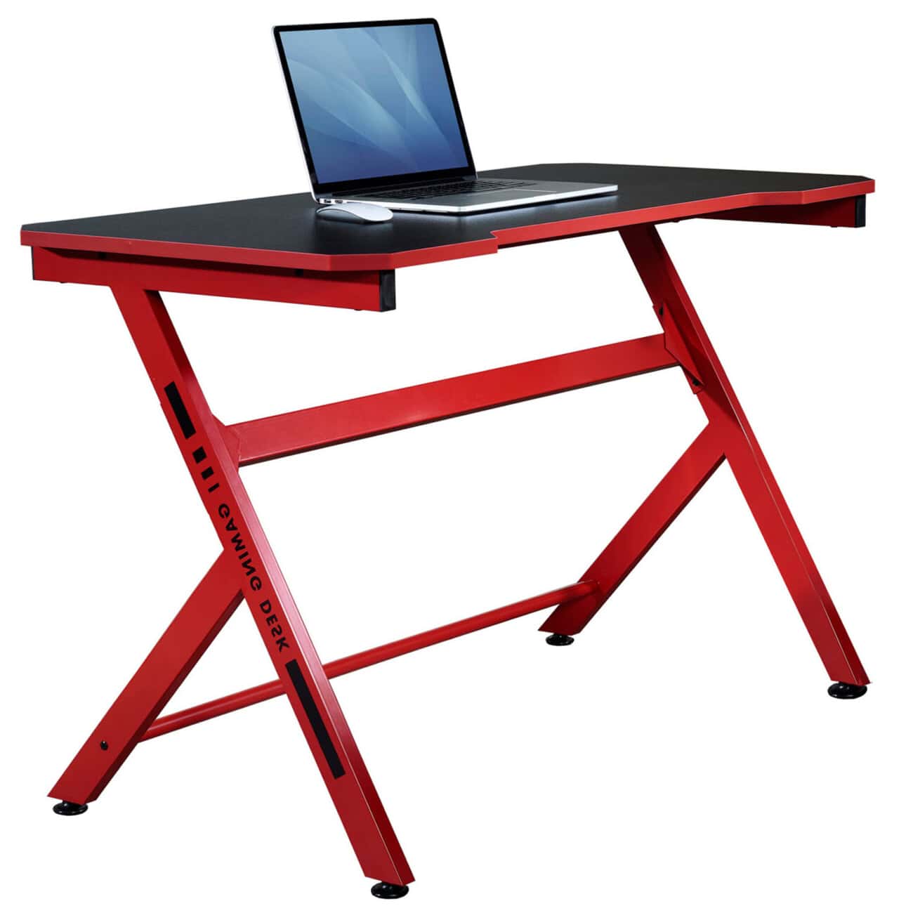 4 ft Estatic Industrial Table Gemenchech Pedas Rantau