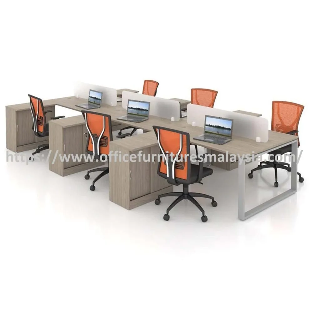 4 ft Exquisite Workspace Concept for 6 Seater OFFXB3612 cheras puchong setia alam puncak alam bandar saujana putra https://www.officefurnituresmalaysia.com/