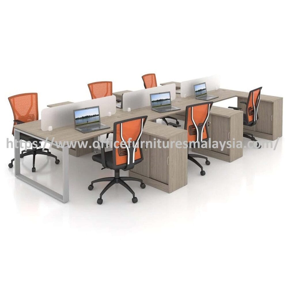 4 ft Exquisite Workspace Concept for 6 Seater OFFXB3612 cheras puchong setia alam puncak alam bandar saujana putraA https://www.officefurnituresmalaysia.com/