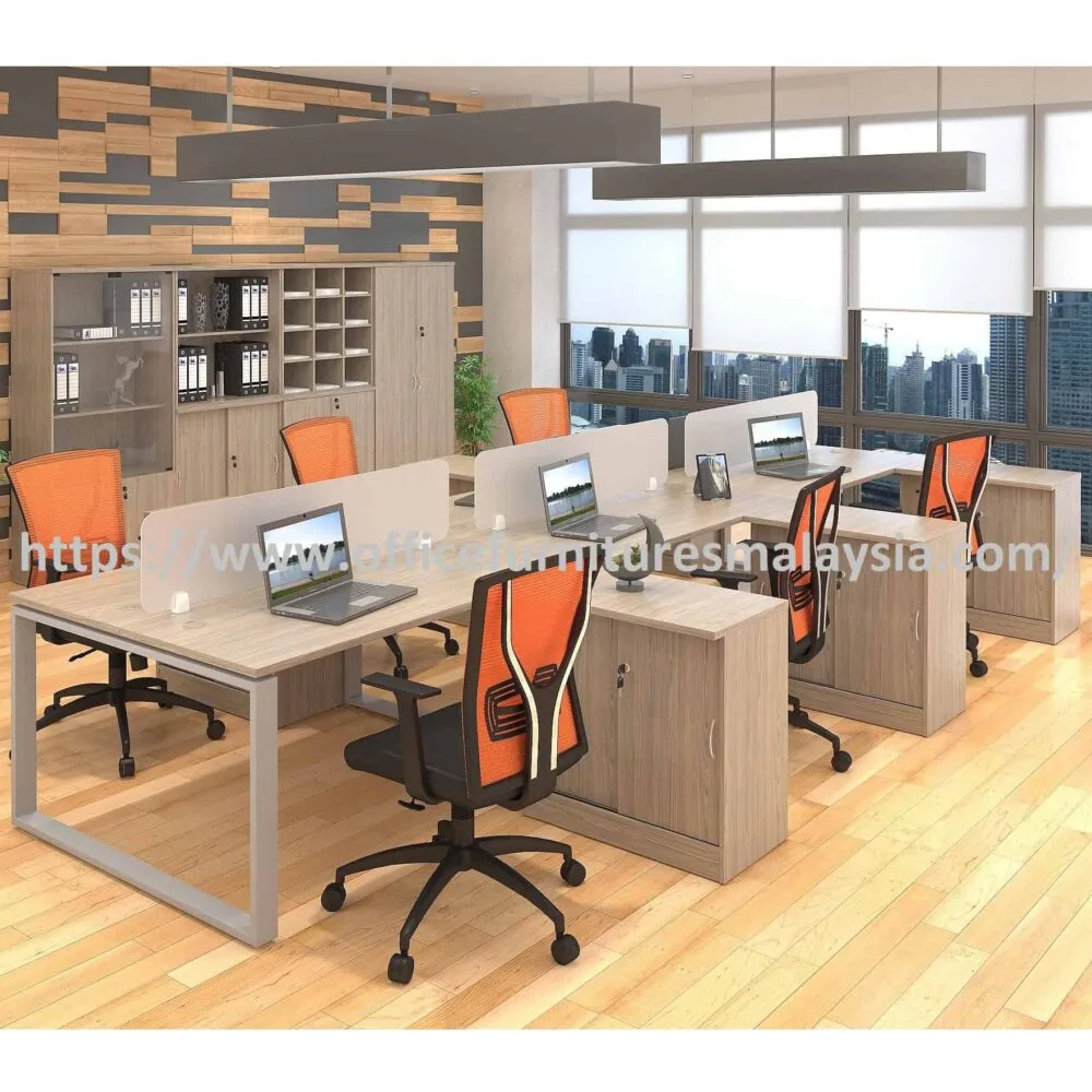 4 ft Exquisite Workspace Concept for 6 Seater with Cabinet OFFXB3612 SET cheras puchong Bandar baru bangi kelana jaya 4 ft Exquisite Workspace Concept for 6 Seater with Cabinet OFFXB3612 SET cheras puchong Bandar baru bangi kelana jaya