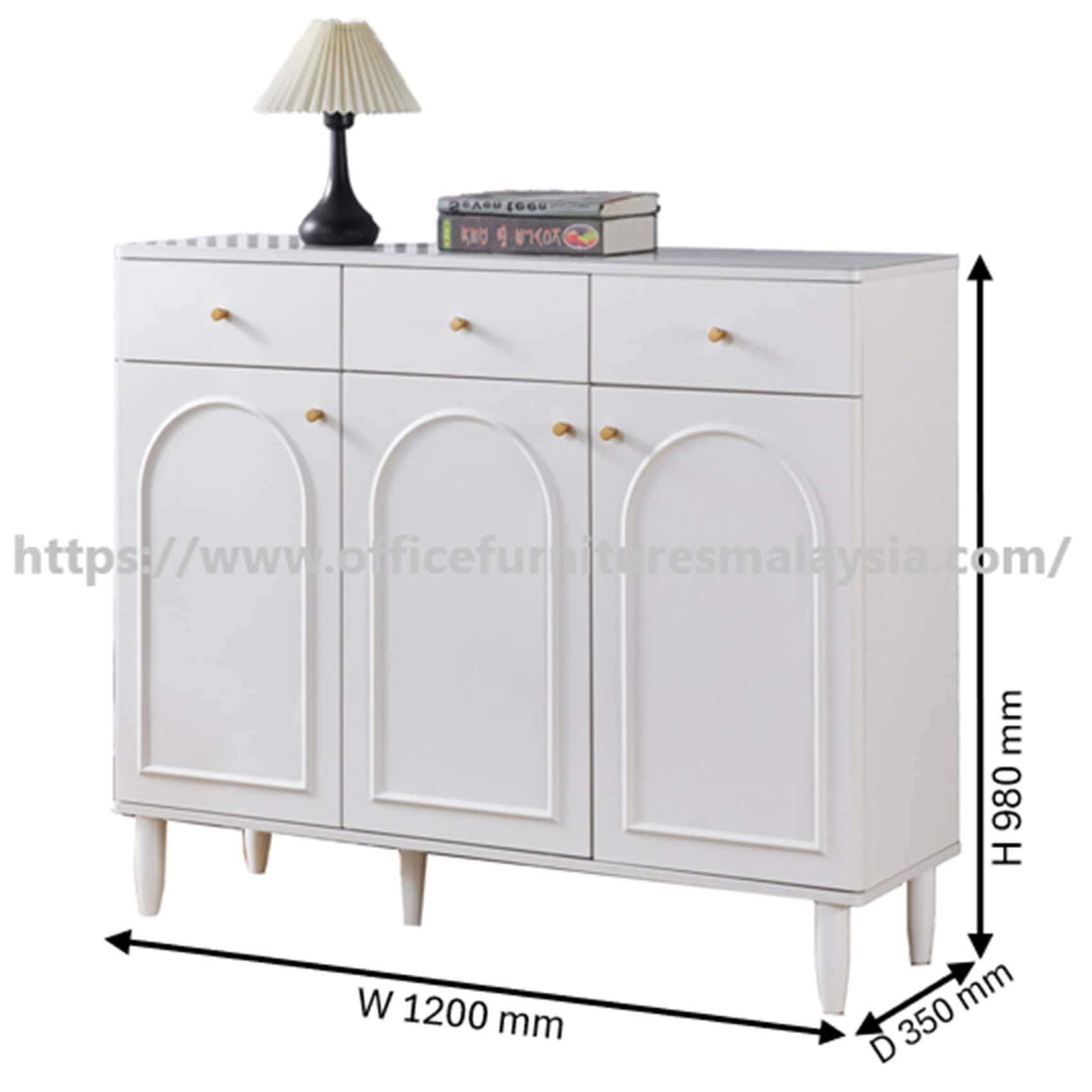 4 ft Fervid 3 Doors Cabinet Kerinchi Cheras KL Eco City ww