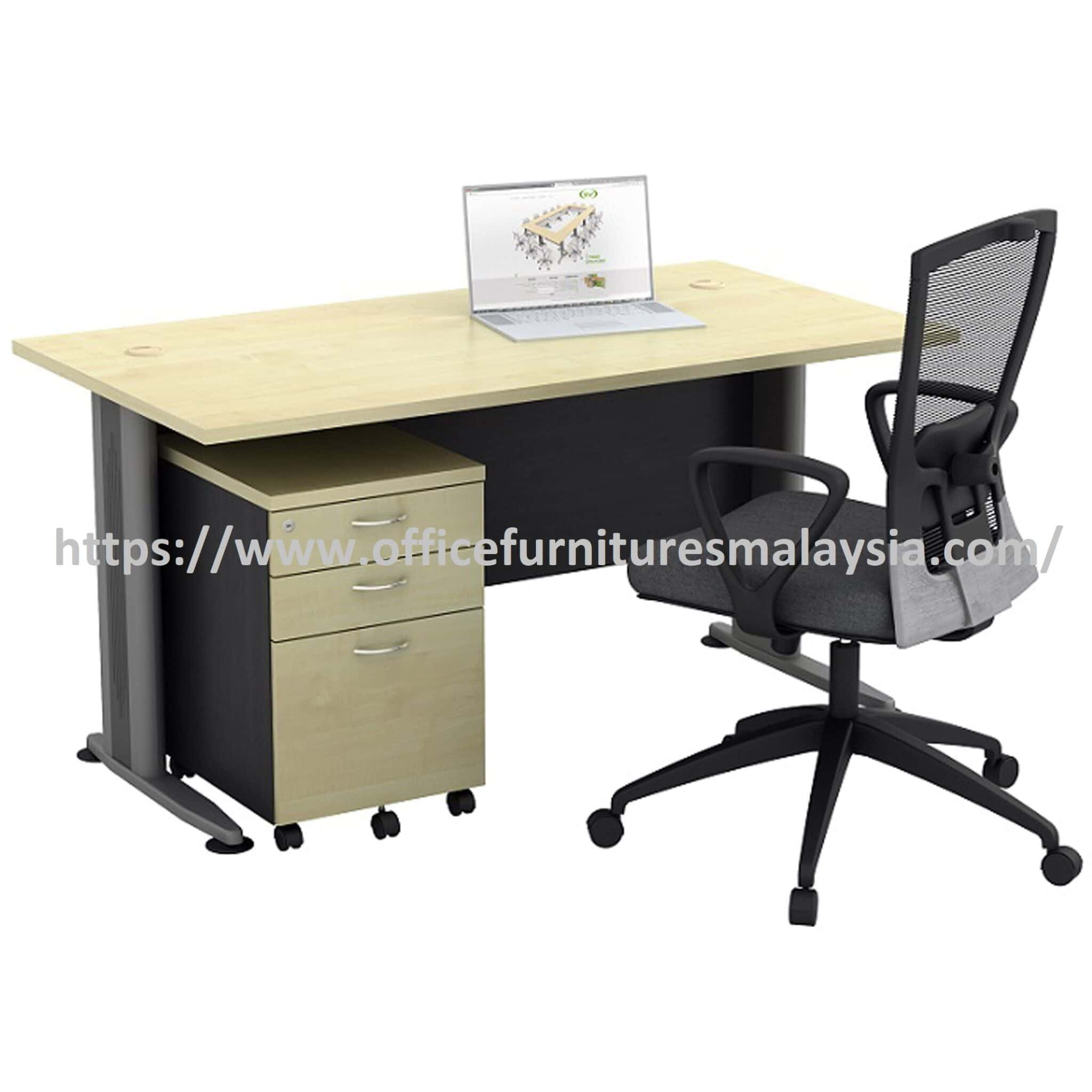 6 ft Genial Superior Rectangular Office Table with Mobile Pedestal OFT188SET - Image 2