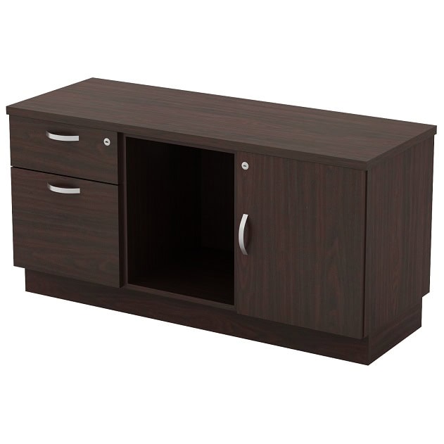 4 ft Genius Right Side Swinging Door with Open Shelf and Fixed Pedestal 1D1F OFQYRP6122 Senawang Seremban Selangor