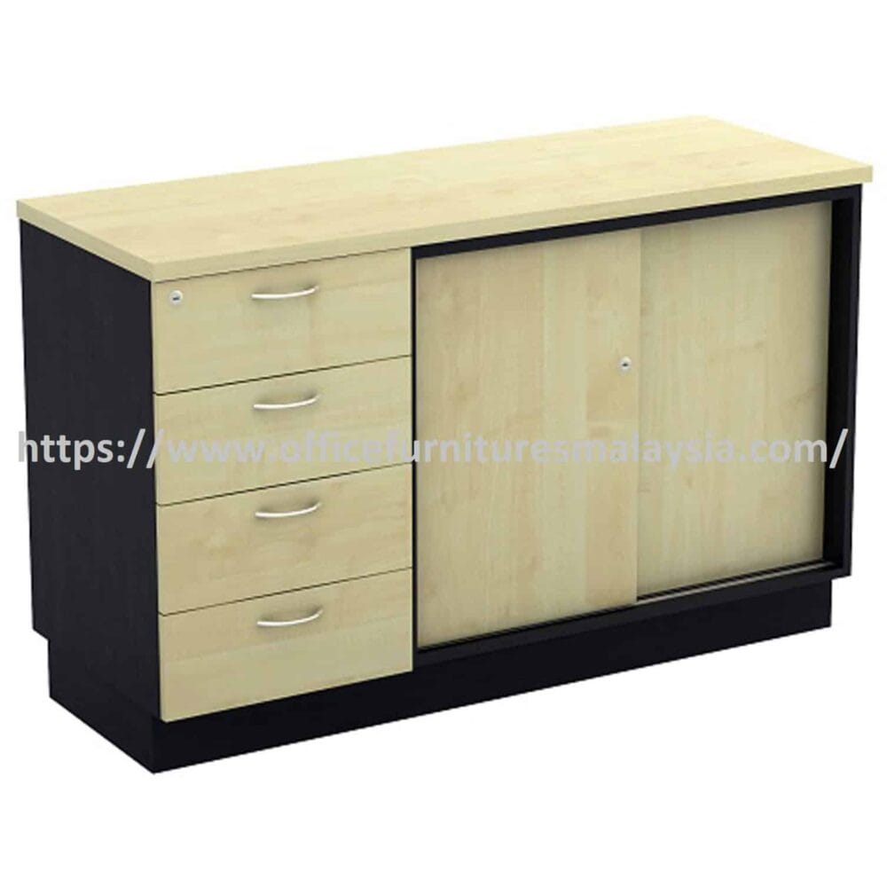 4 ft Sliding Door Low Cabinet with 4 drawer Pedestal OFTYSP7124 Ara Damansara Petaling Jaya Kelana Jaya 4 ft Sliding Door Low Cabinet with 4 drawer Pedestal OFTYSP7124 Ara Damansara Petaling Jaya Kelana Jaya
