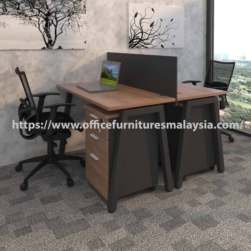4 ft Steady Rectangular Cluster of 2 Seater Workstation Cheras 4 ft Steady Rectangular Cluster of 2 Seater Workstation Cheras