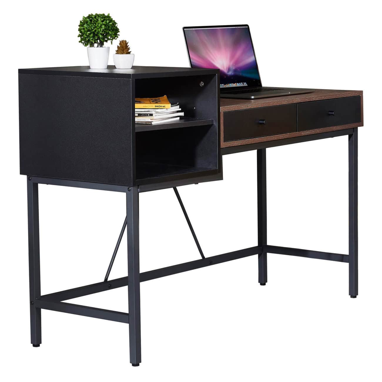 4 ft Stylo Industrial Table with Drawer Bandar Saujana Putra Rimbayu
