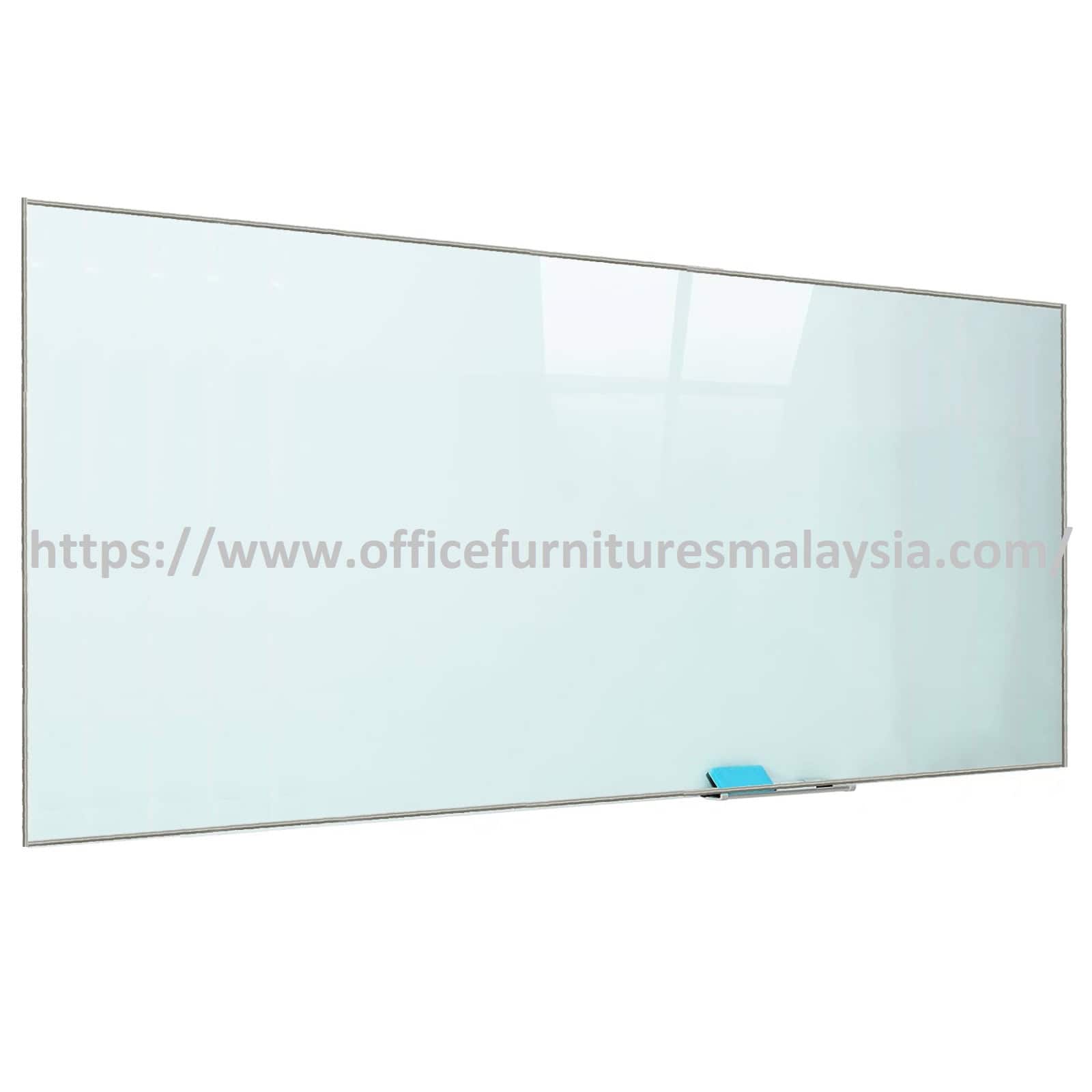 4 ft x 8 ft Aluminium Chrome Magnetic Tempered Glass Board Batang Kali Puncak Alam