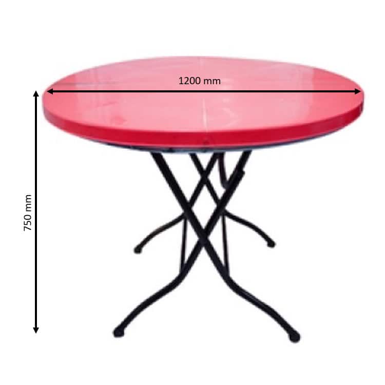 4ft Round Plastic Table KLIA Subang Semenyih
