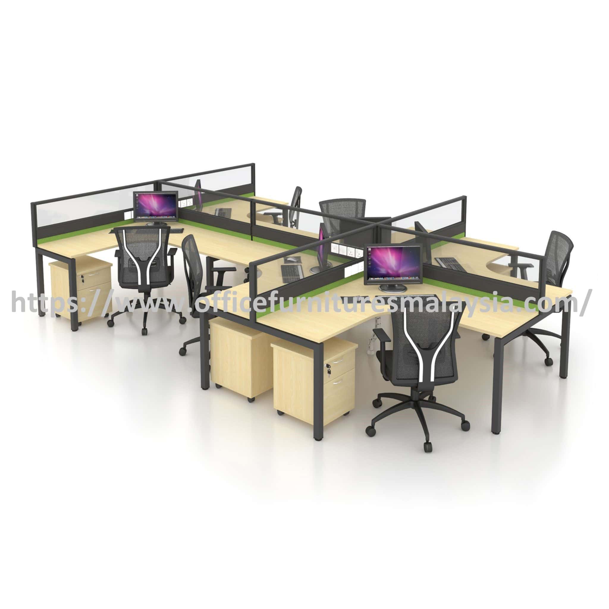 4ft x 4ft Enthusiastic L Shape Table Workspace shah alam Rawang Bandar Country HomeC