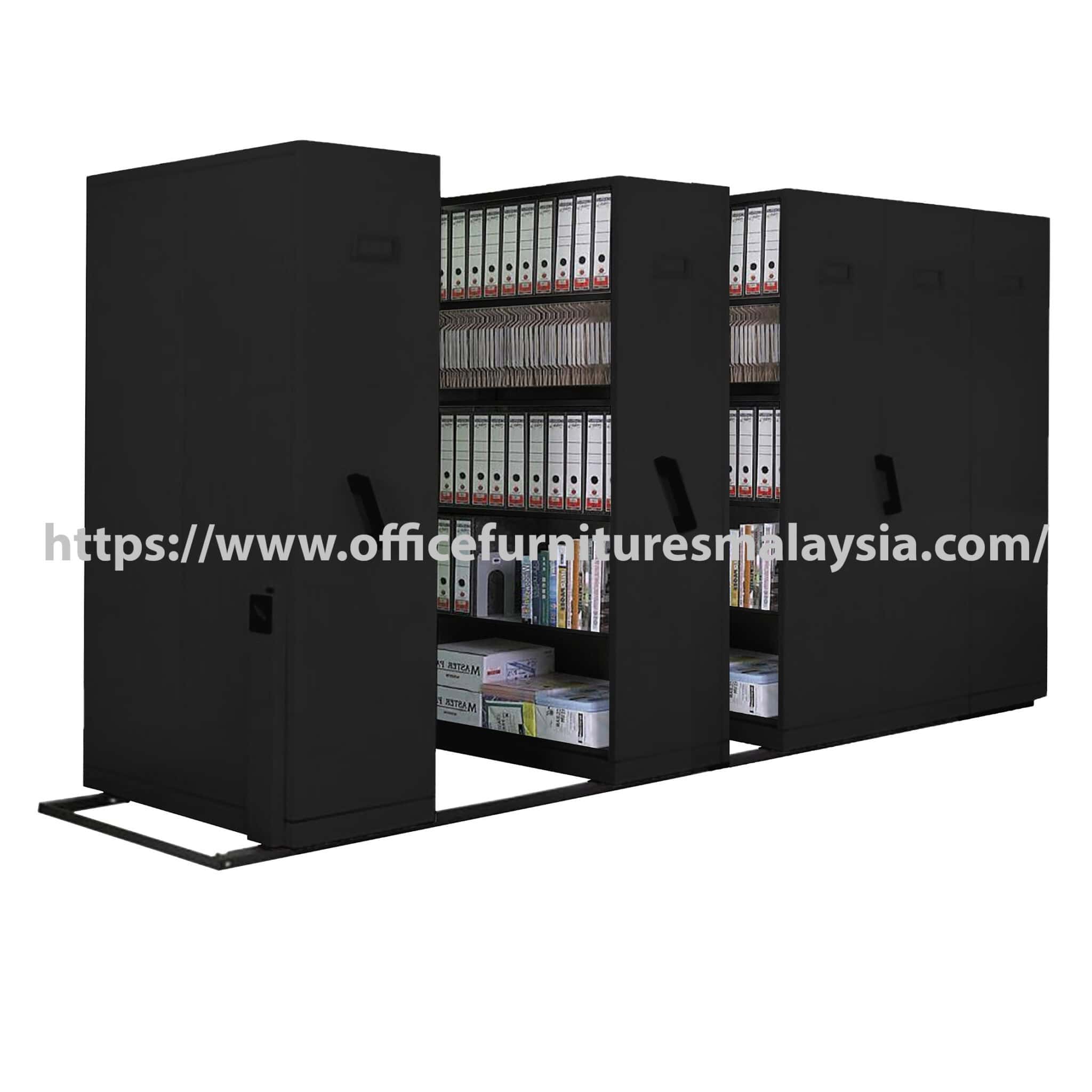 5 Bays Hand Push Mobile Compactor Storage System Jenjarom Bukit Jalil Beranang