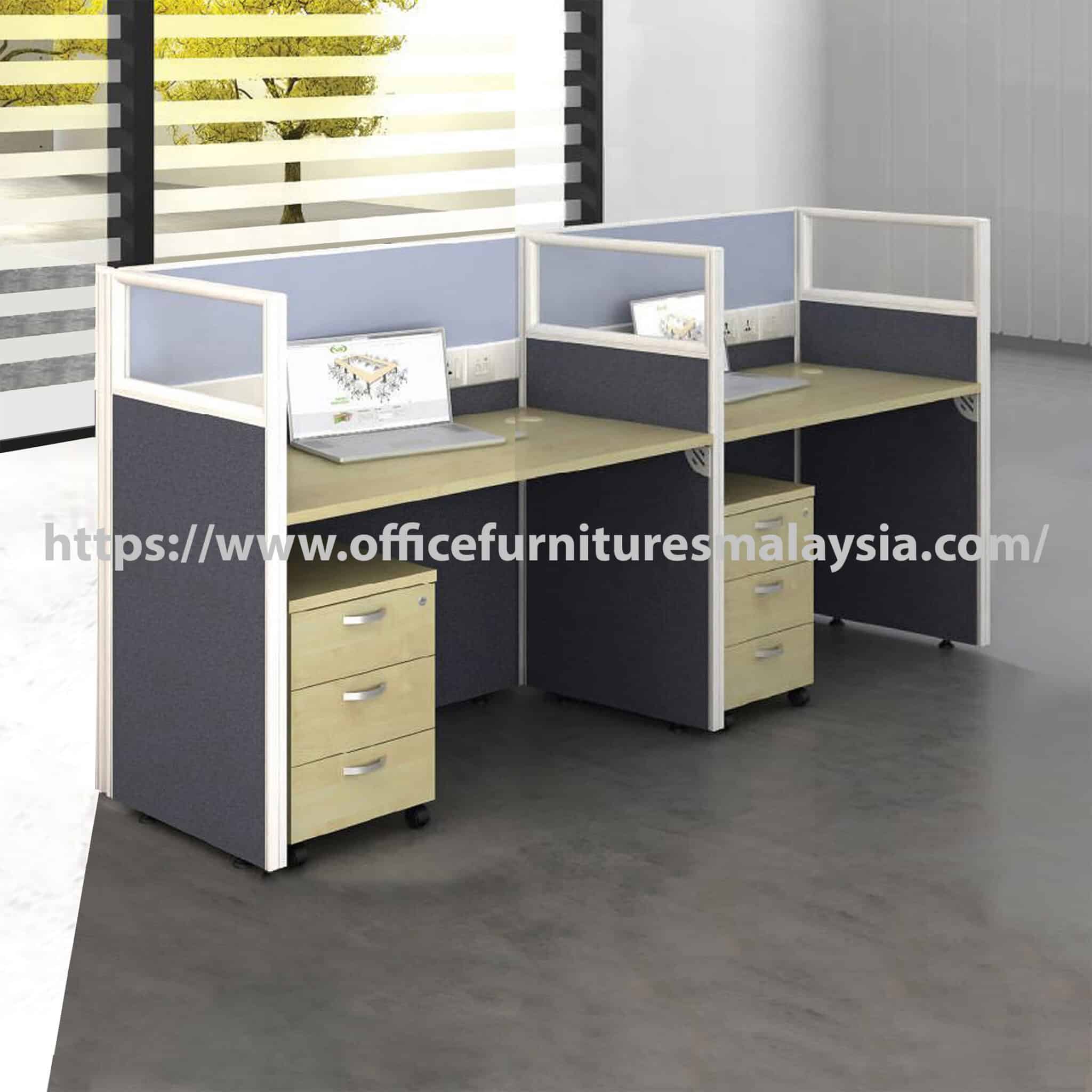 5 ft Modern Innovative Side by Side Workstation Cluster of 2 Seater Setia Alam Puncak Alam Bukit Jali