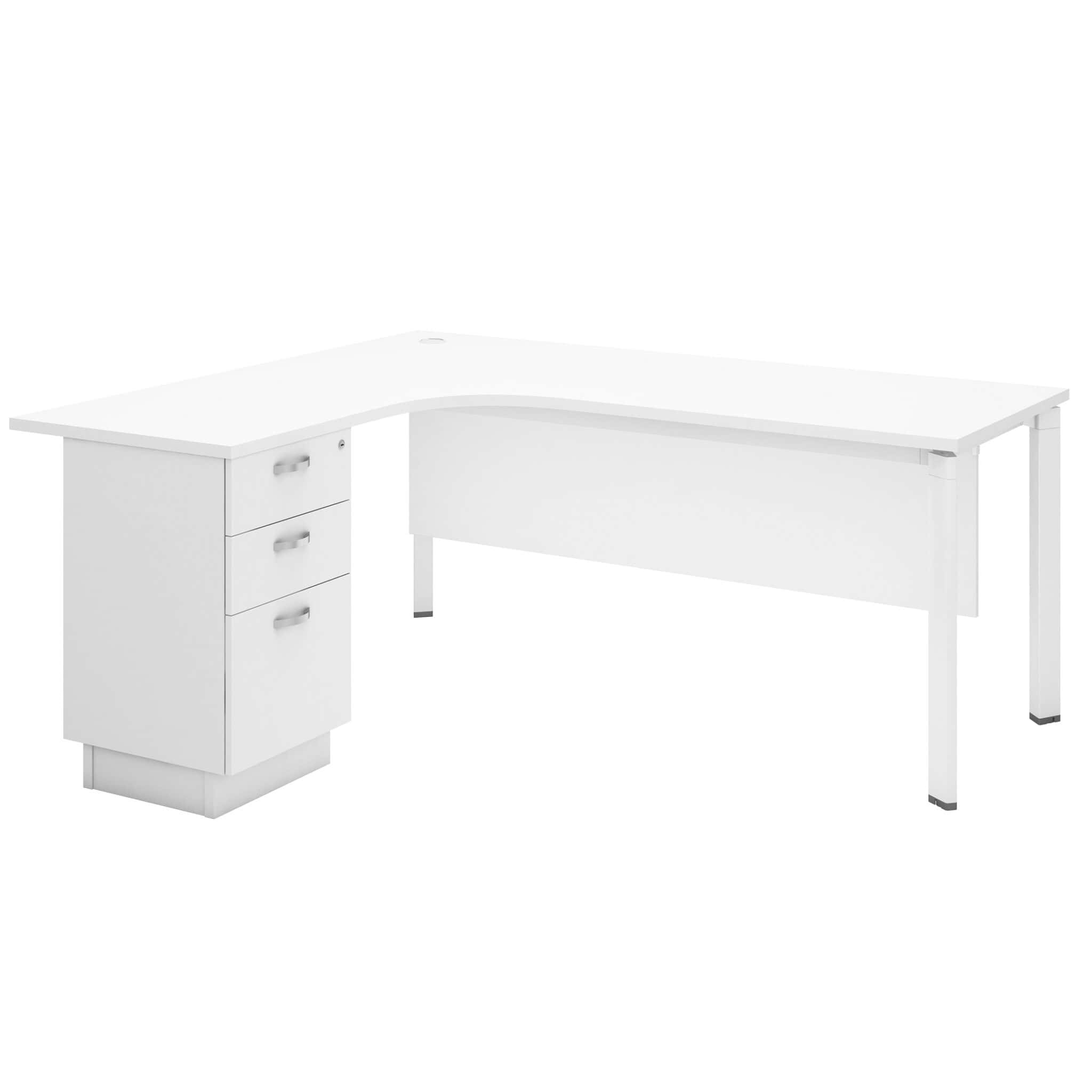 5 ft Modish L Shape Manager Table Malaysia puchong bangsa