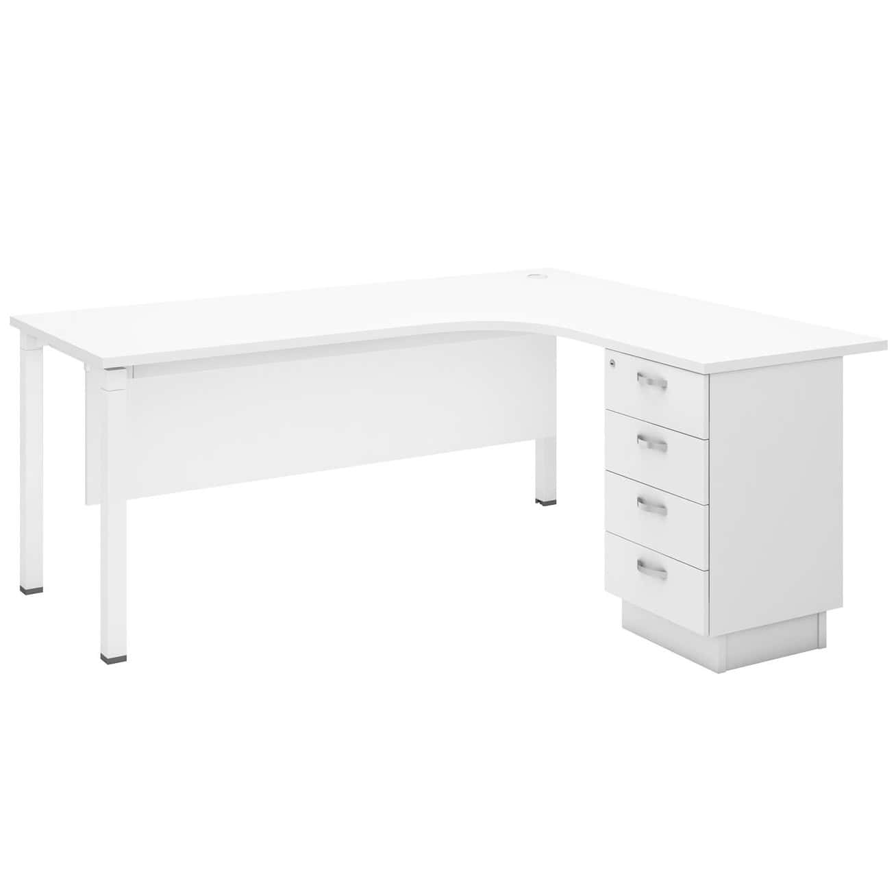 5 ft Modish L Shape Manager Table kuantan pahang nilai