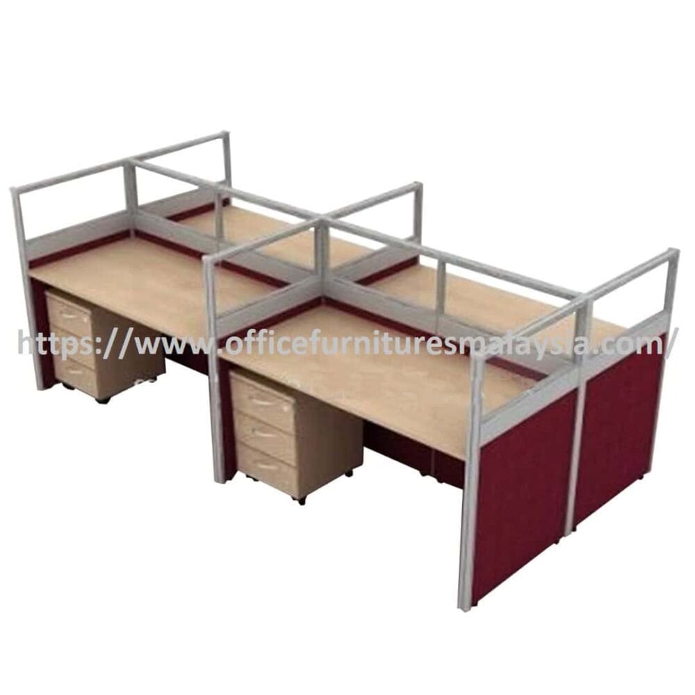 5 ft Simple 4 seater Cubicle Workstation with Partition Cheras Balakong Ampang Petaling Jaya 5 ft Simple 4 seater Cubicle Workstation with Partition Cheras Balakong Ampang Petaling Jaya