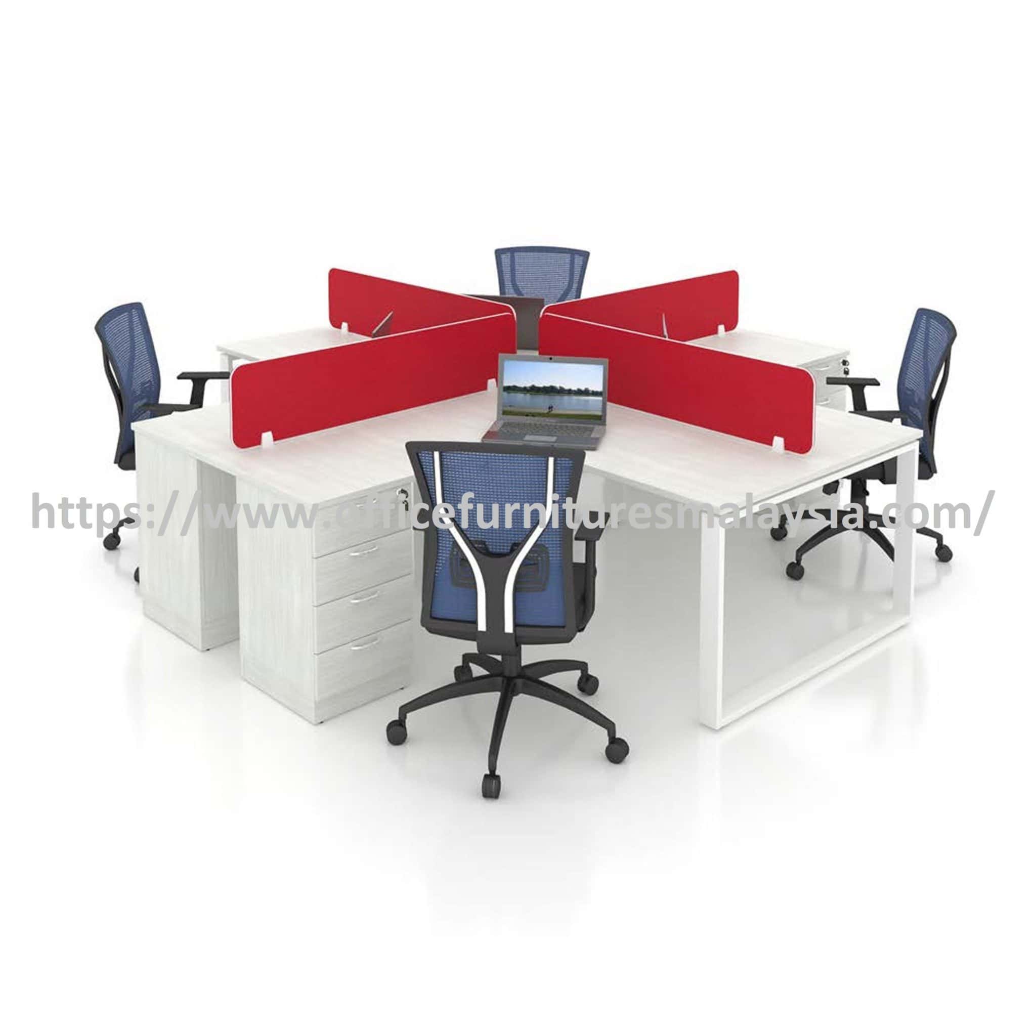 5 ft x 5 ft Astonishing Open Workspace L shape Concept OFFXC1515 sunway damansara usj mont kiara kepong1A