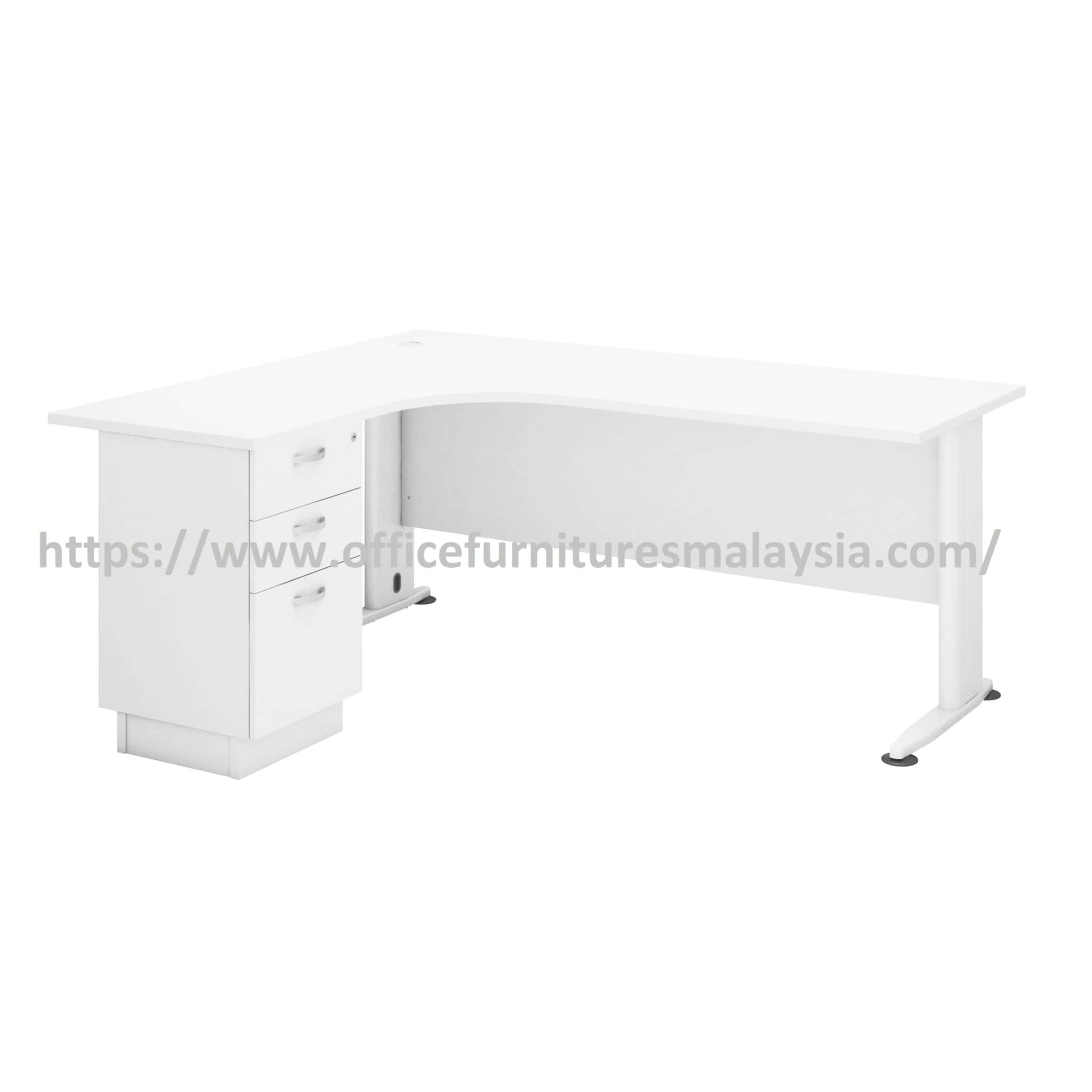 5 ft x 5 ft Beezer Superior Compact Table with Fixed 2D1F Drawer OFHL1515-3D Ampang Sungai Buloh Perak Q