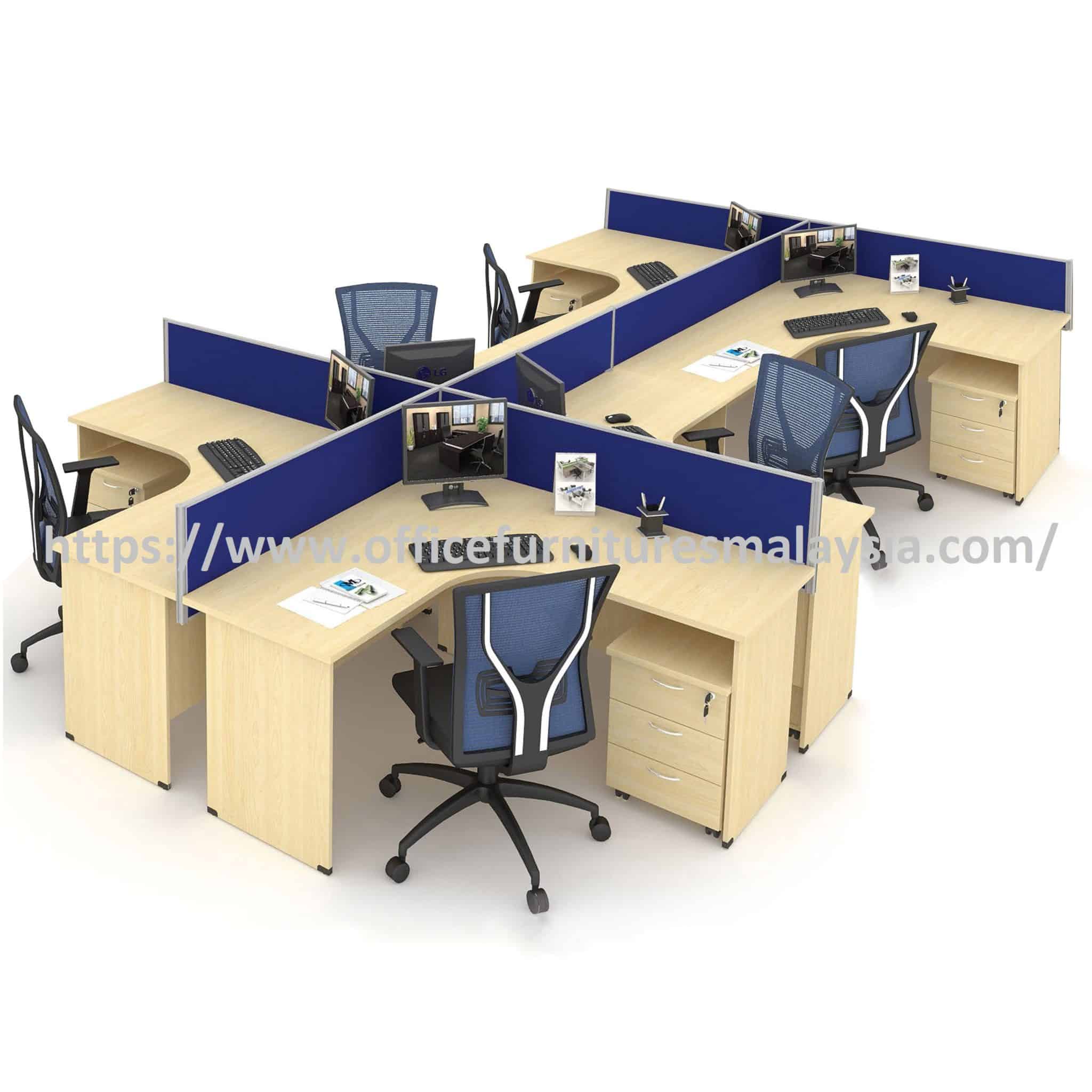 5 ft x 5 ft Plain Proficient Workspace of 6 Seater OFFXL3045 Kelana Jaya Sungai Buloh Senawangaqw