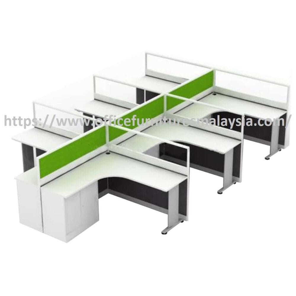 5 ft x 5 ft Simple L-Shaped 6 seater Workstation with I Leg Kuala Lumpur Selangor Shah Alam Balakong 5 ft x 5 ft Simple L-Shaped 6 seater Workstation with I Leg Kuala Lumpur Selangor Shah Alam Balakong